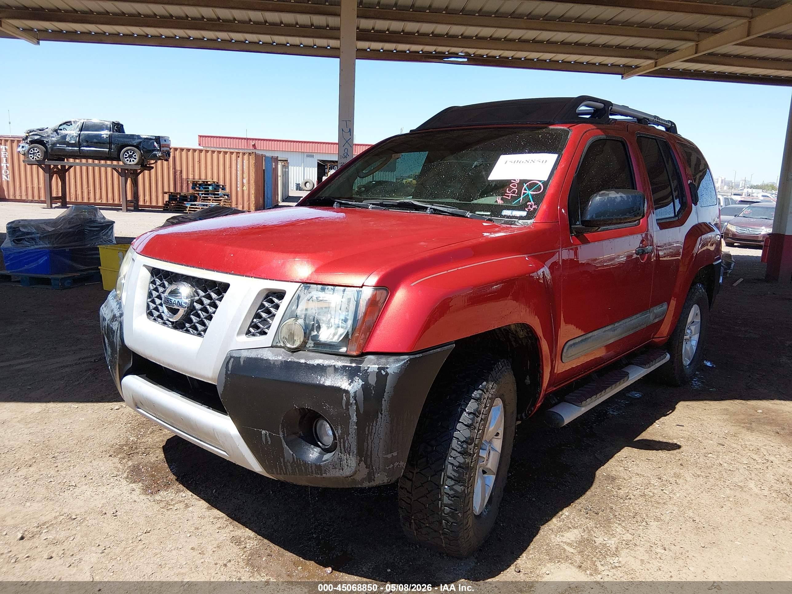2012 Nissan Xterra S Burgundy vin: 5N1AN0NU4CC503269