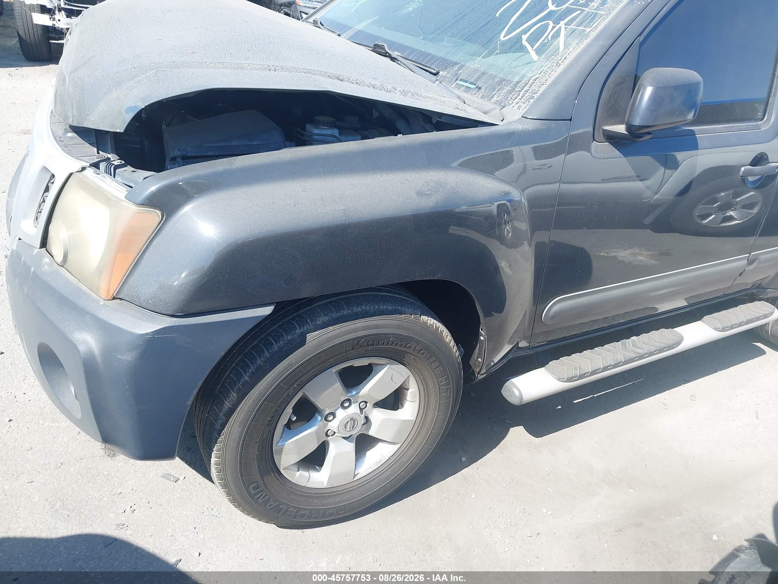 2012 Nissan Xterra S Gray vin: 5N1AN0NU4CC506236