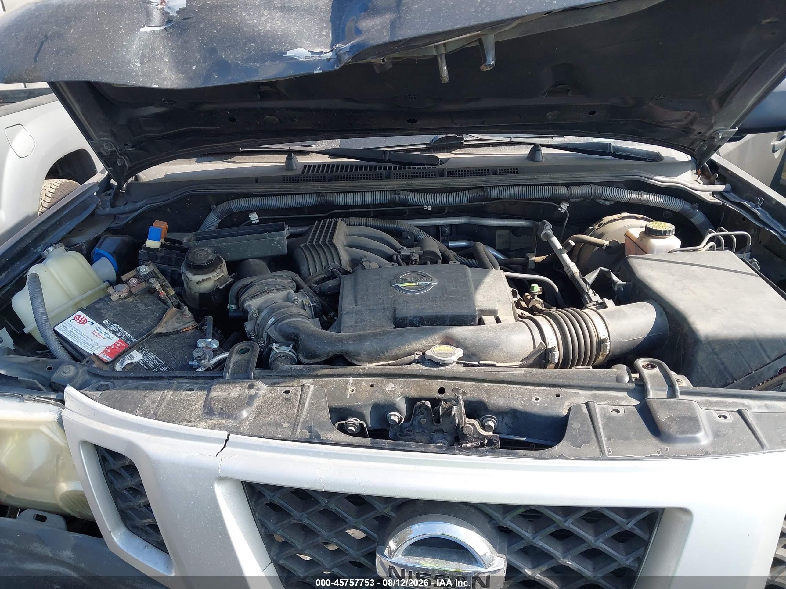 2012 Nissan Xterra S Gray vin: 5N1AN0NU4CC506236