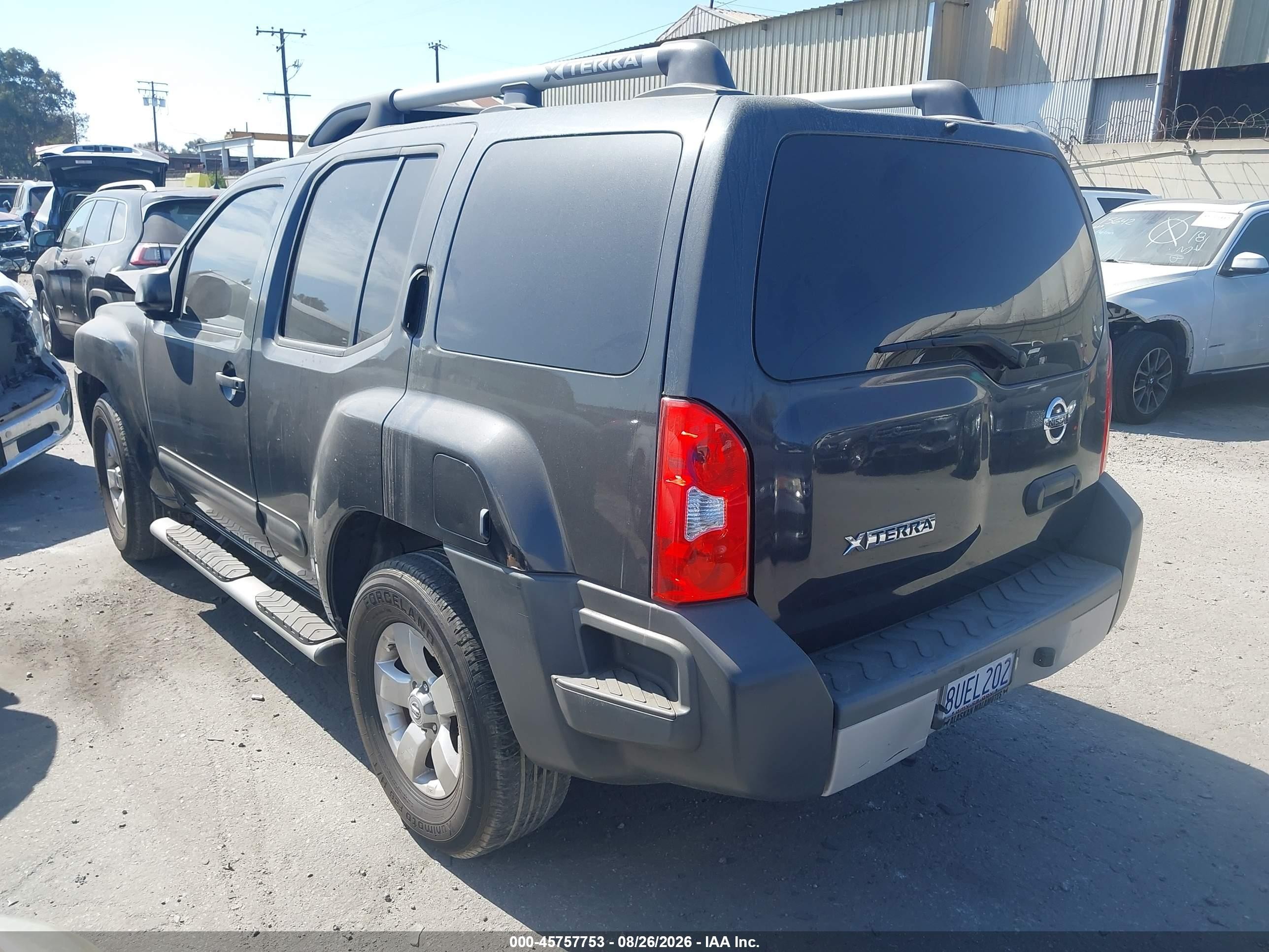 2012 Nissan Xterra S Gray vin: 5N1AN0NU4CC506236