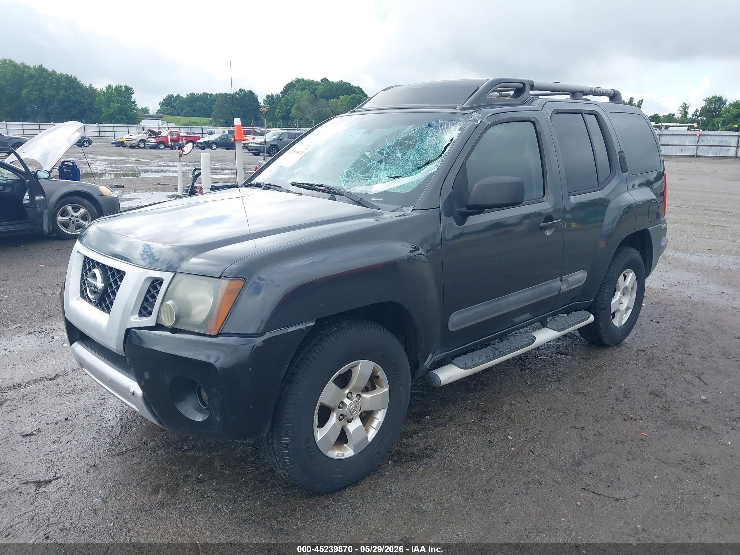 2012 Nissan Xterra S Gray vin: 5N1AN0NU4CC520749