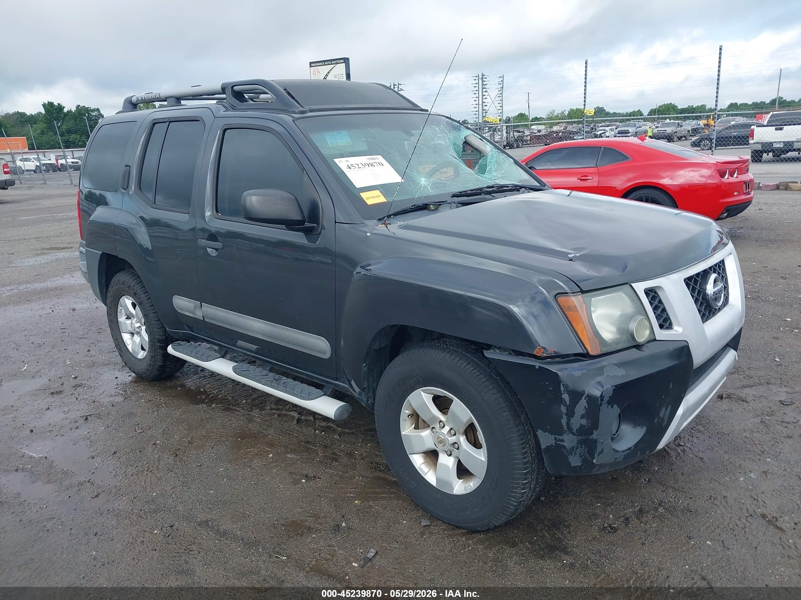 2012 Nissan Xterra S Gray vin: 5N1AN0NU4CC520749