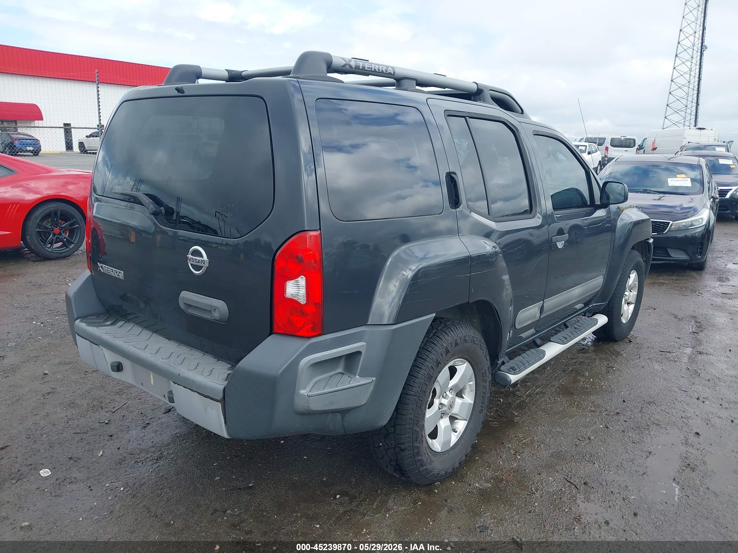 2012 Nissan Xterra S Gray vin: 5N1AN0NU4CC520749
