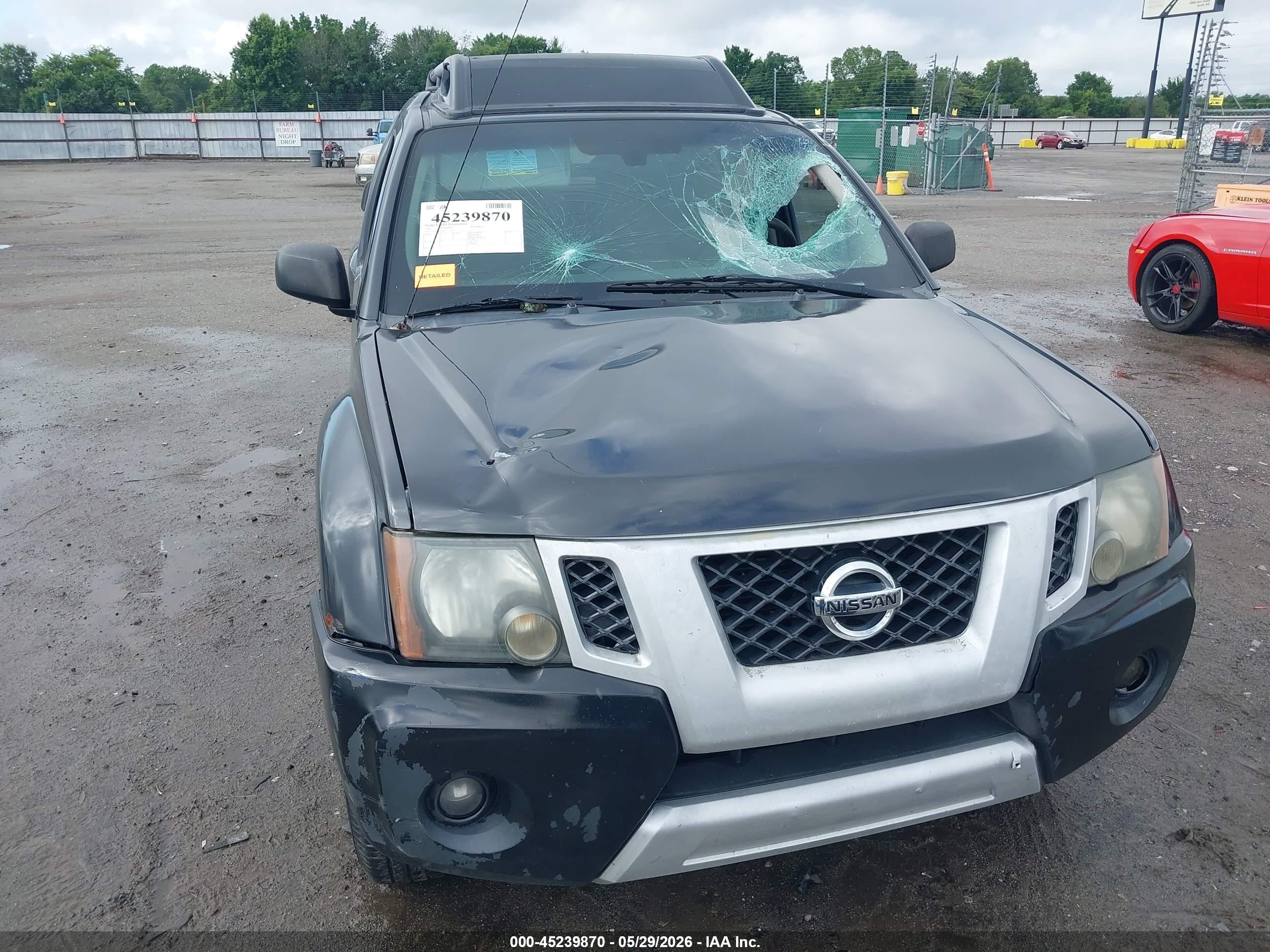 2012 Nissan Xterra S Gray vin: 5N1AN0NU4CC520749