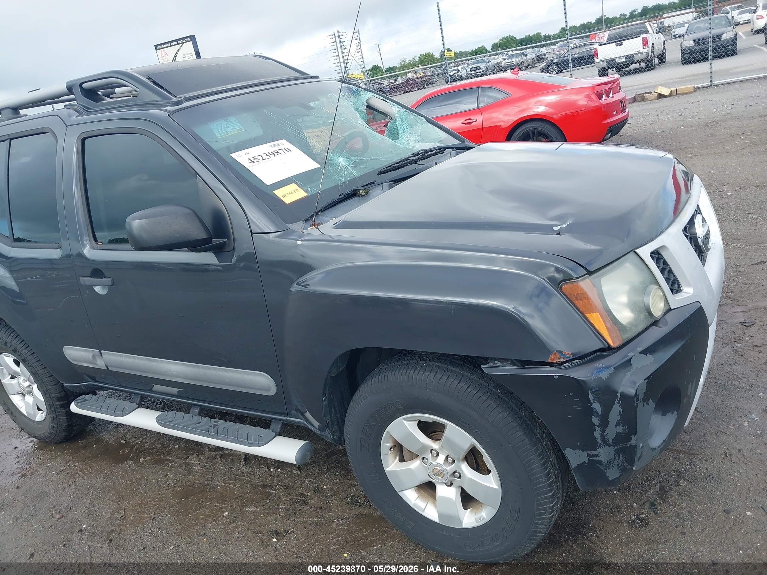 2012 Nissan Xterra S Gray vin: 5N1AN0NU4CC520749
