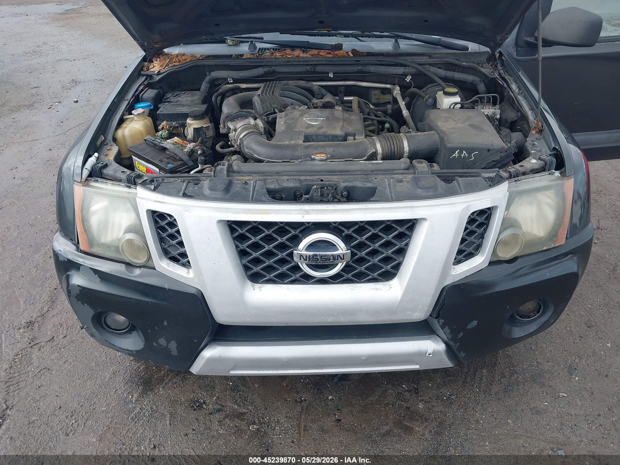 2012 Nissan Xterra S Gray vin: 5N1AN0NU4CC520749