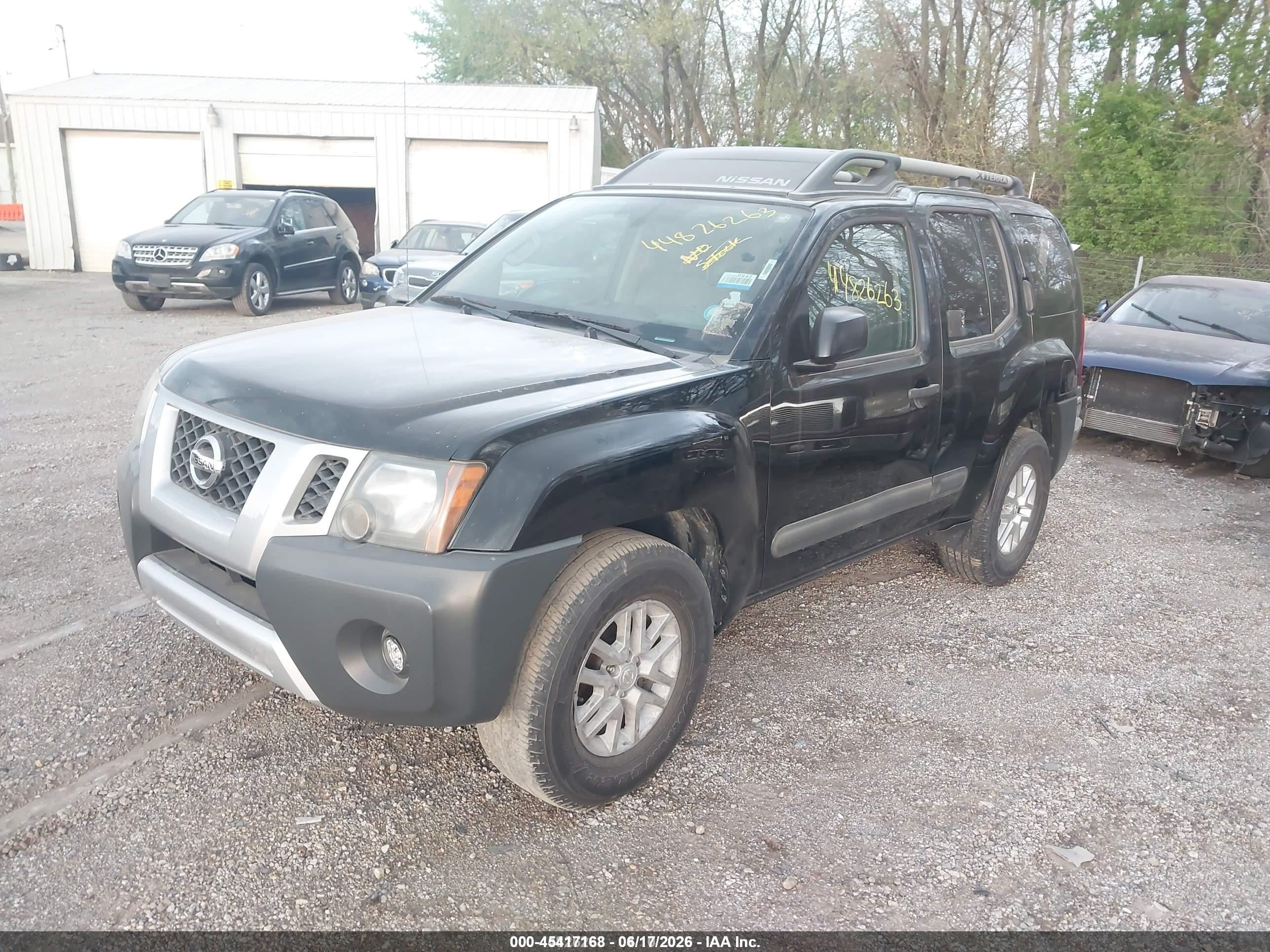 2014 Nissan Xterra S/x Black vin: 5N1AN0NU4EN806592