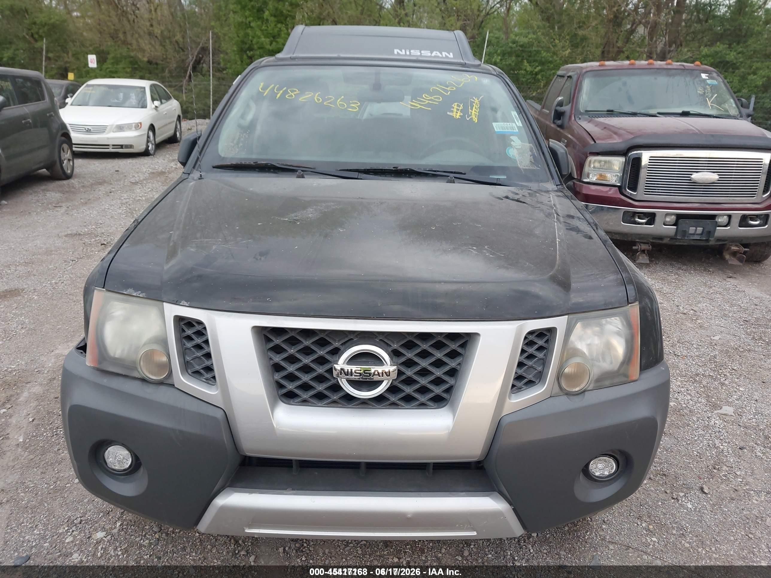 2014 Nissan Xterra S/x Black vin: 5N1AN0NU4EN806592