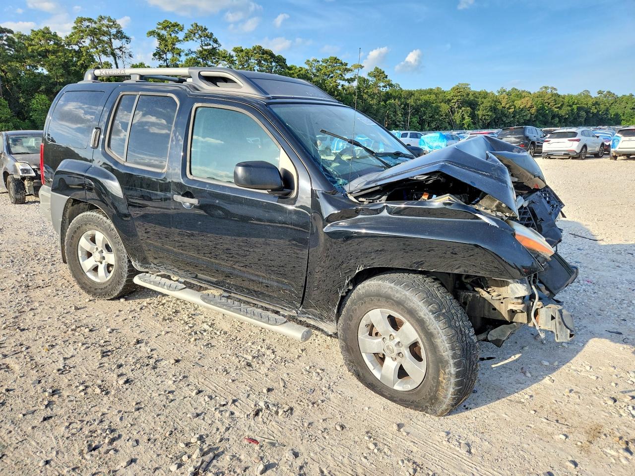 2010 Nissan Xterra X Black vin: 5N1AN0NU5AC504153
