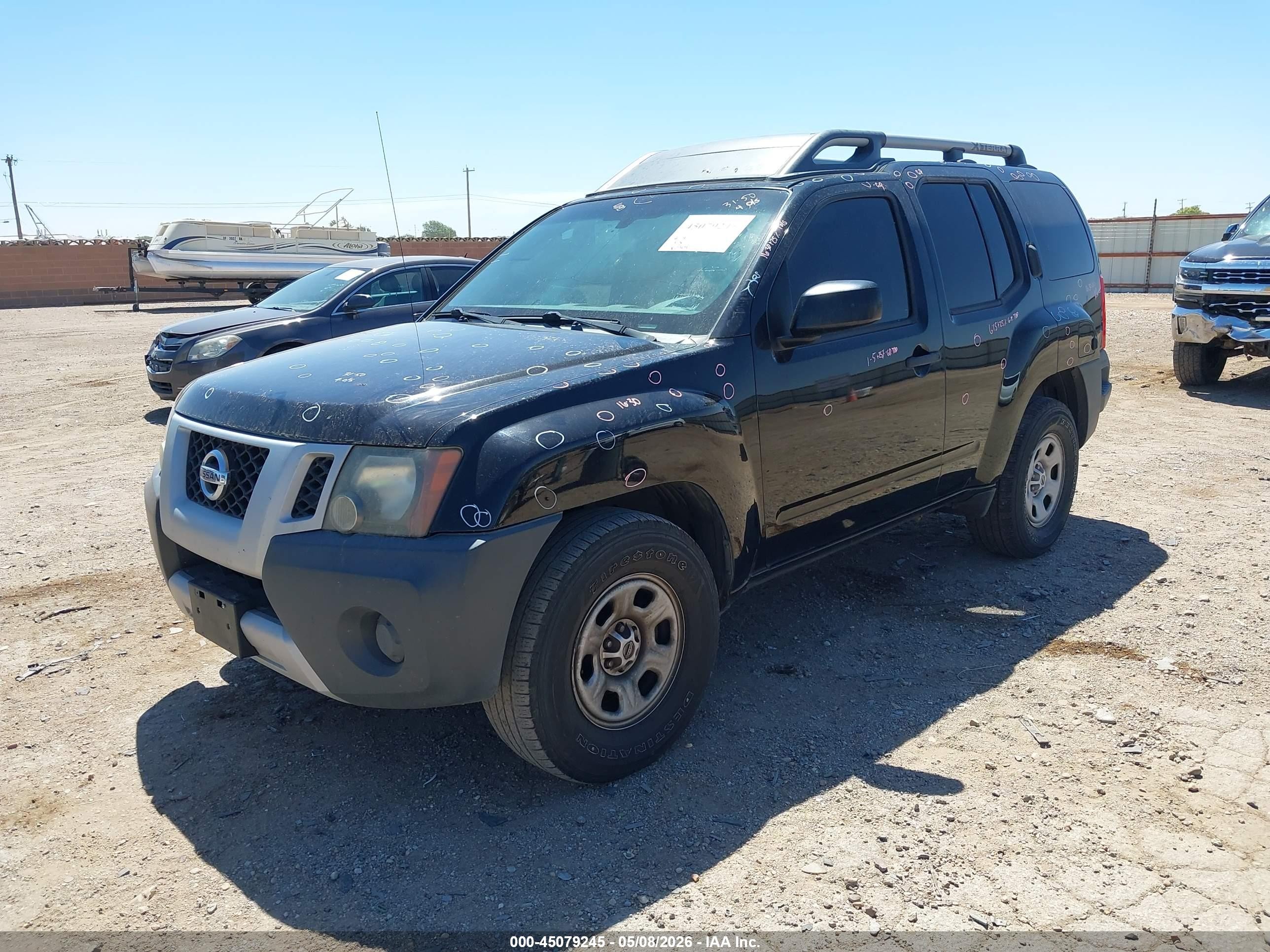 2012 Nissan Xterra X Черный vin: 5N1AN0NU5CC505922