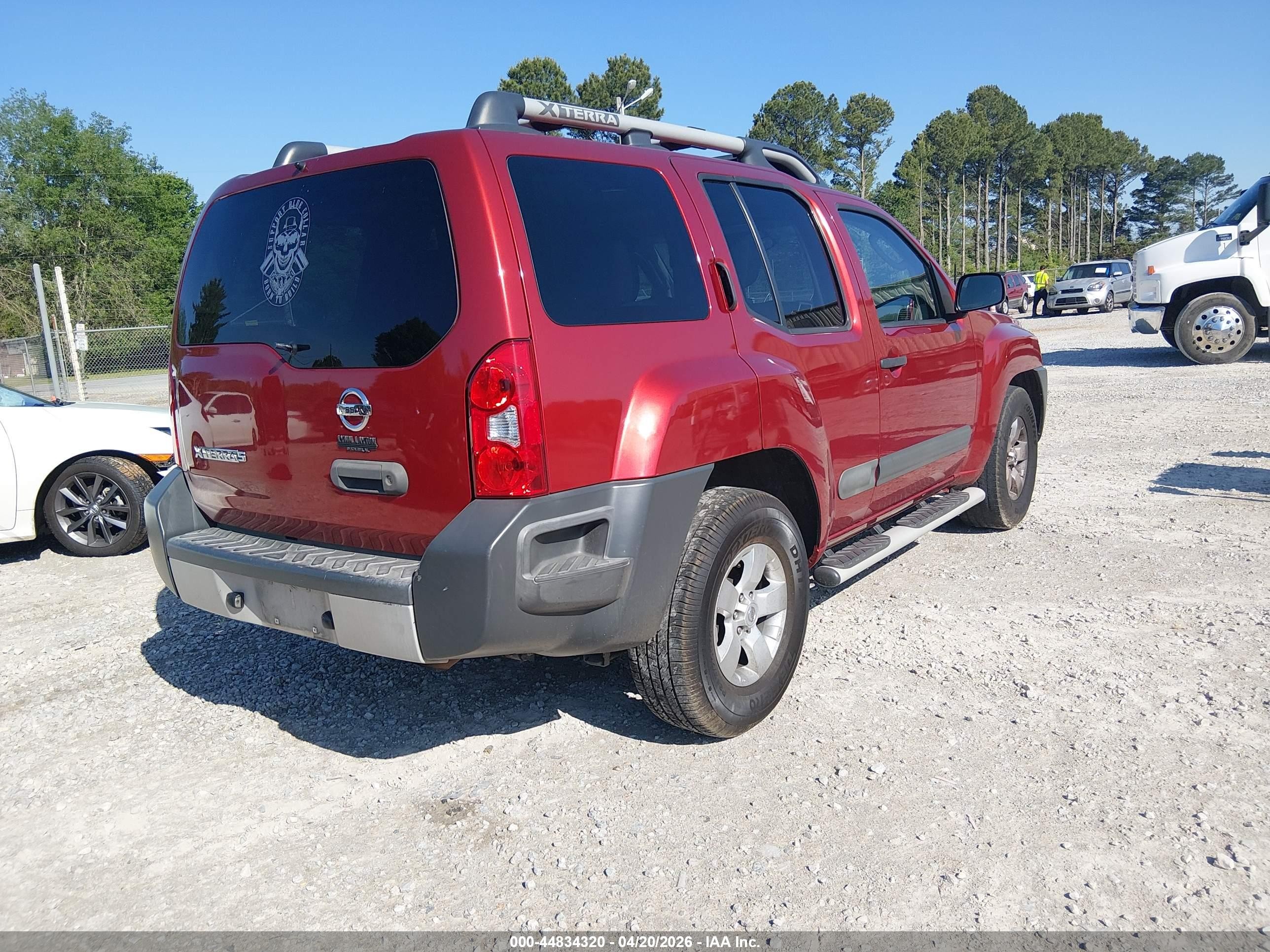2012 Nissan Xterra S Orange vin: 5N1AN0NU5CC520548