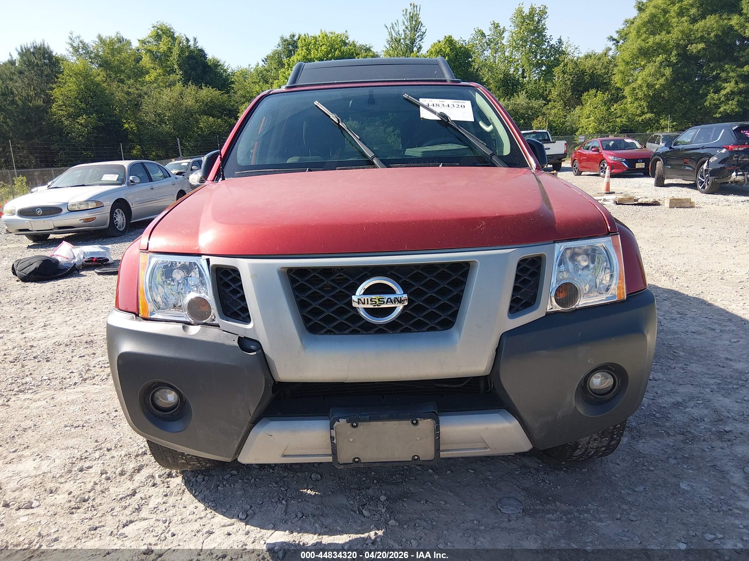 2012 Nissan Xterra S Orange vin: 5N1AN0NU5CC520548