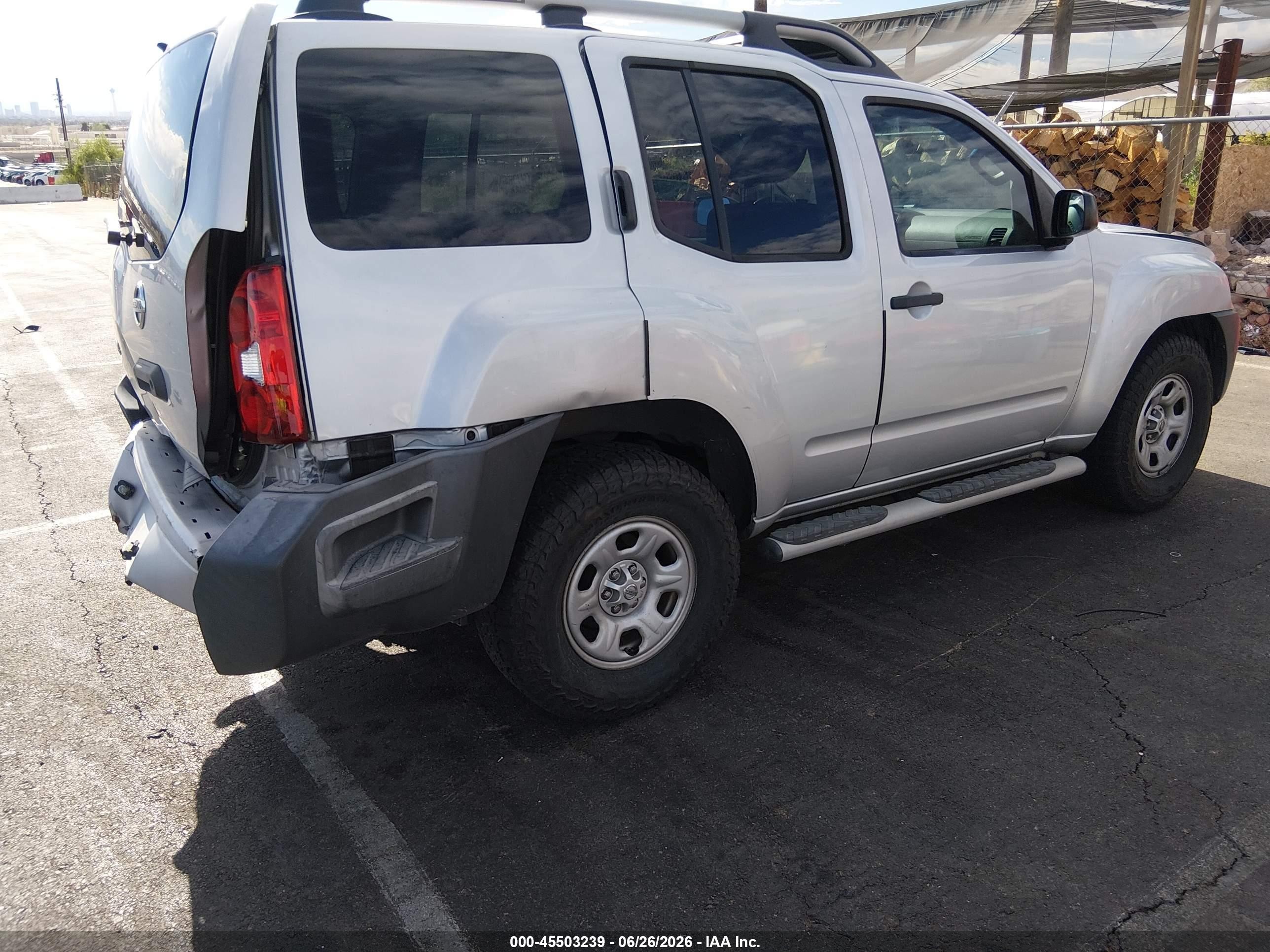 2014 Nissan Xterra X Gray vin: 5N1AN0NU5EN804897