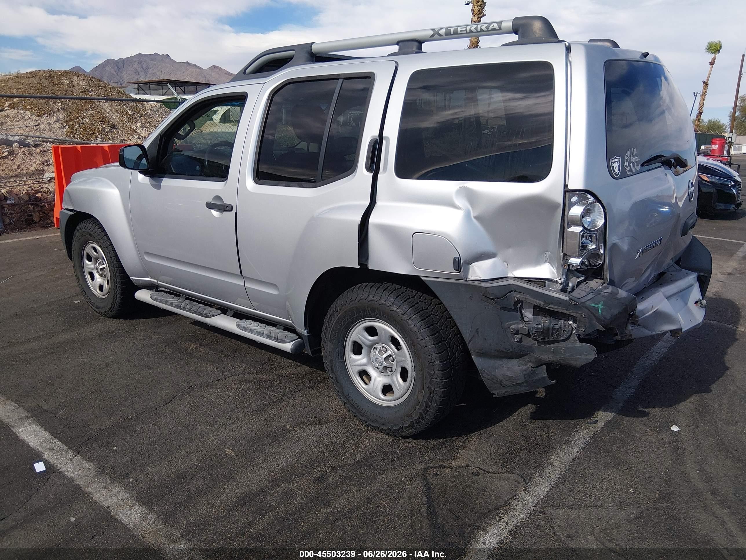 2014 Nissan Xterra X Gray vin: 5N1AN0NU5EN804897