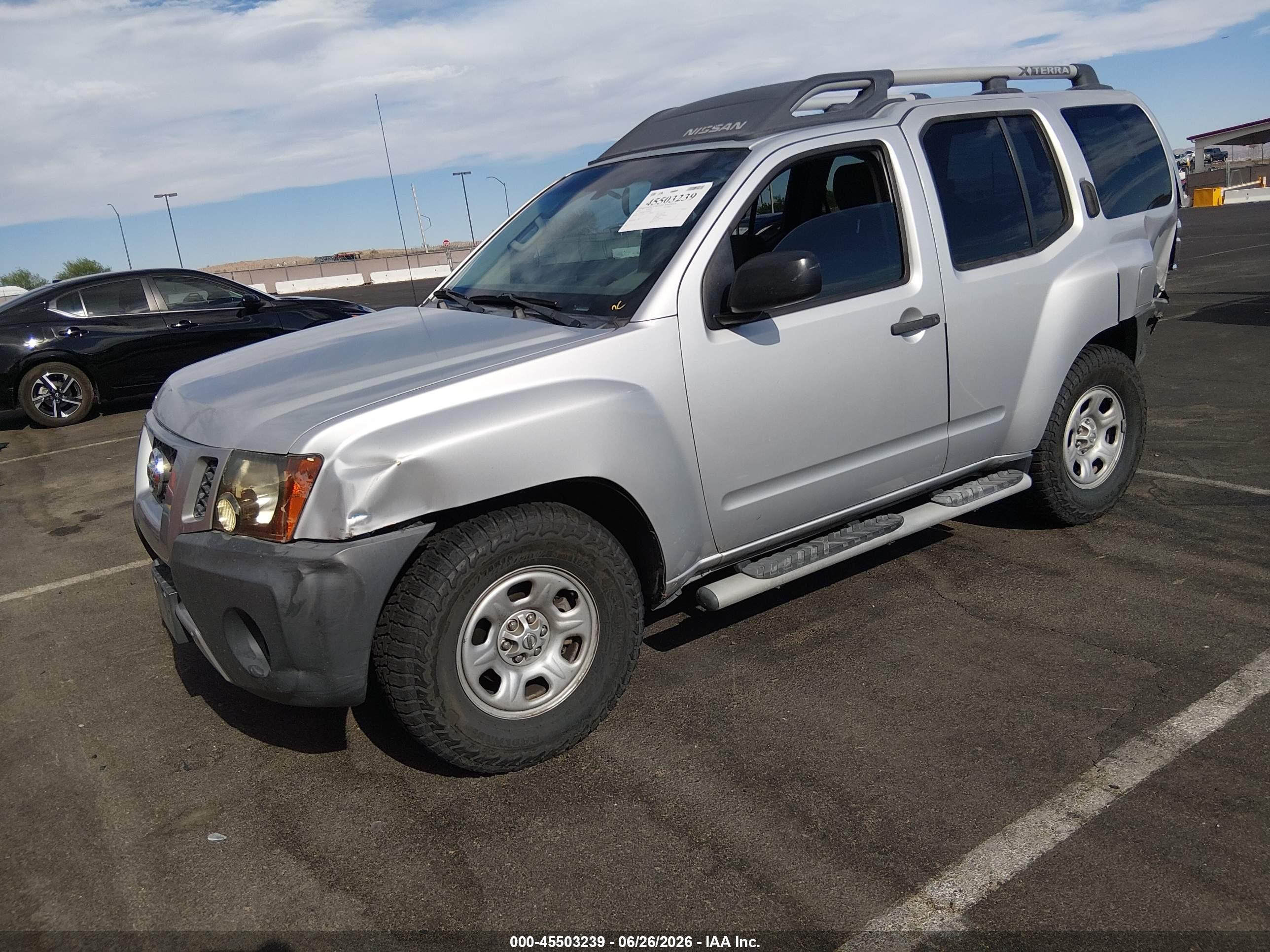 2014 Nissan Xterra X Gray vin: 5N1AN0NU5EN804897