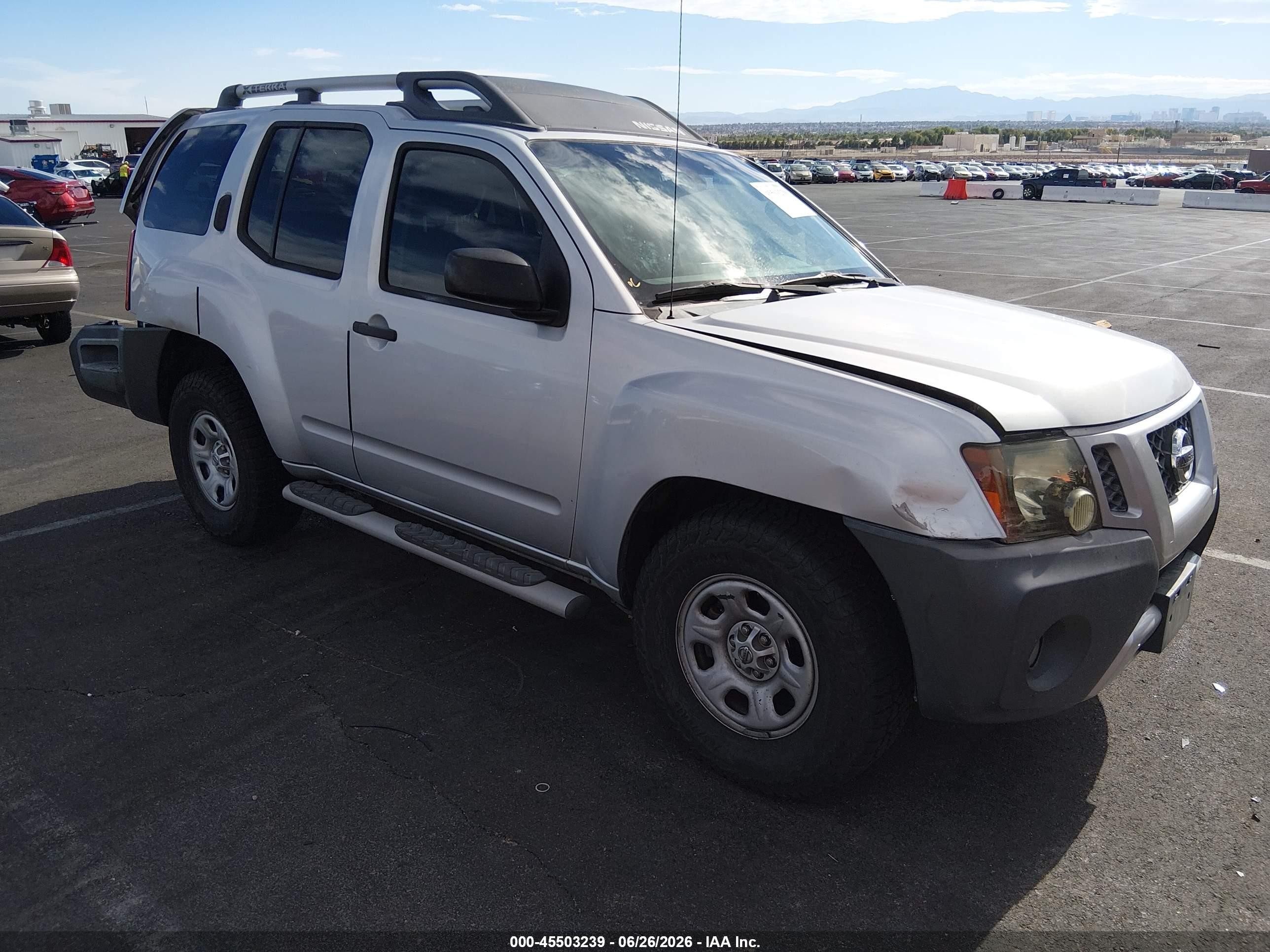 2014 Nissan Xterra X Gray vin: 5N1AN0NU5EN804897