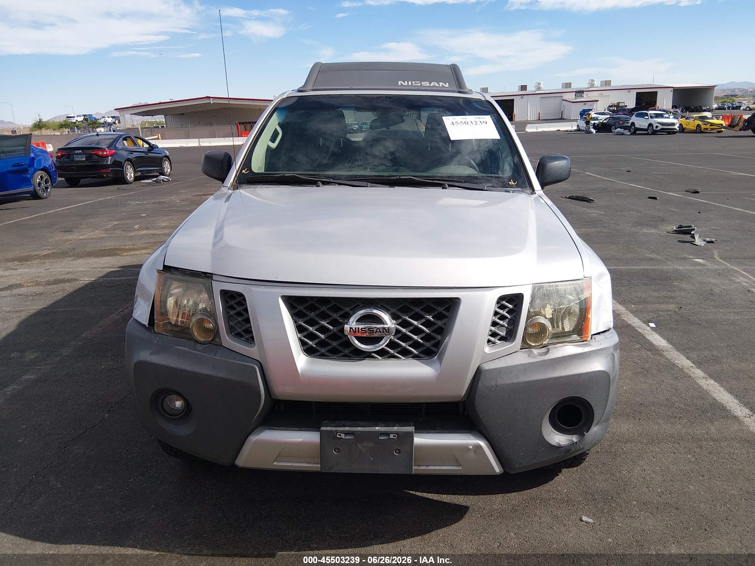 2014 Nissan Xterra X Gray vin: 5N1AN0NU5EN804897
