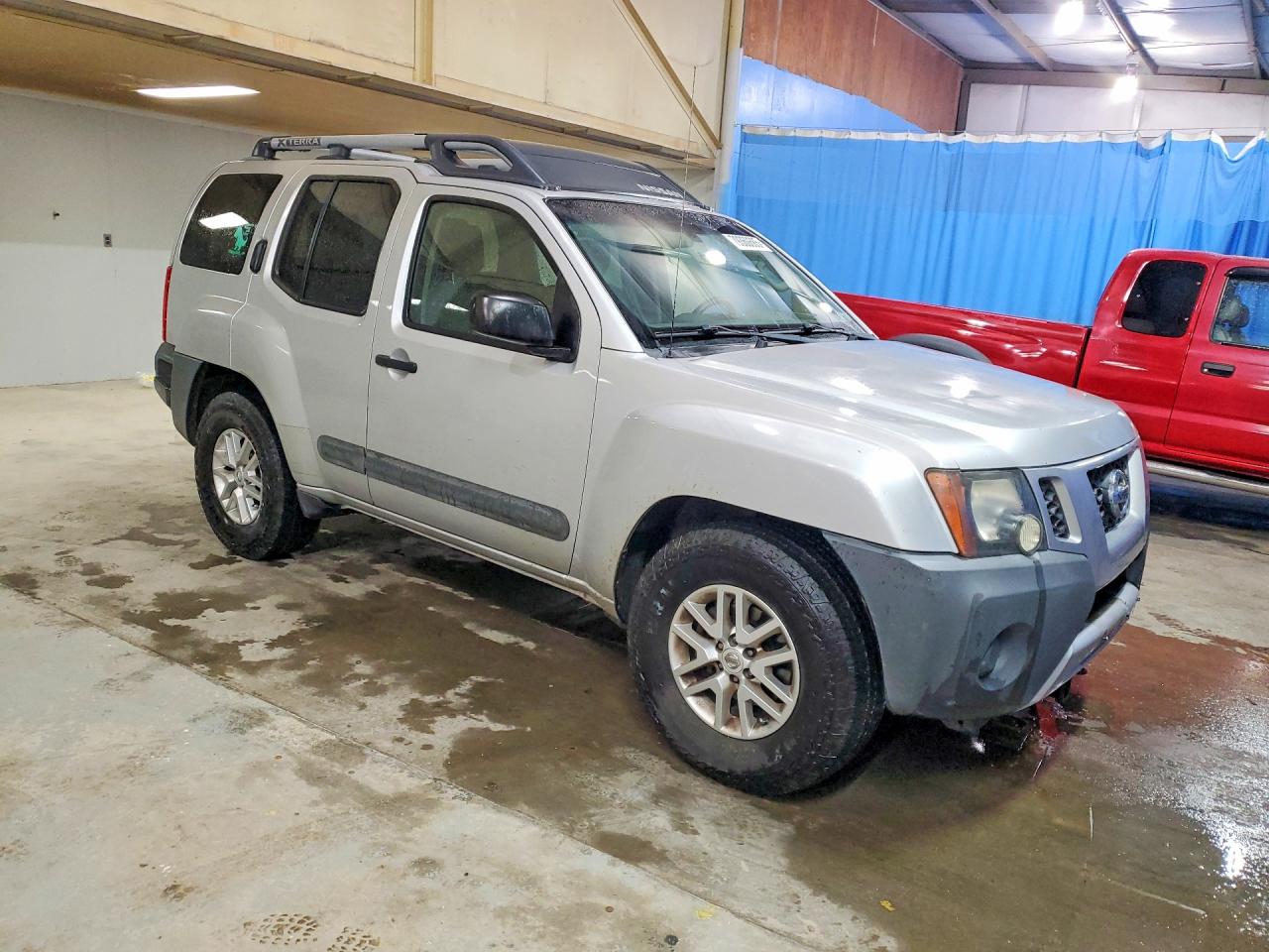2014 Nissan Xterra S Silver vin: 5N1AN0NU5EN807458