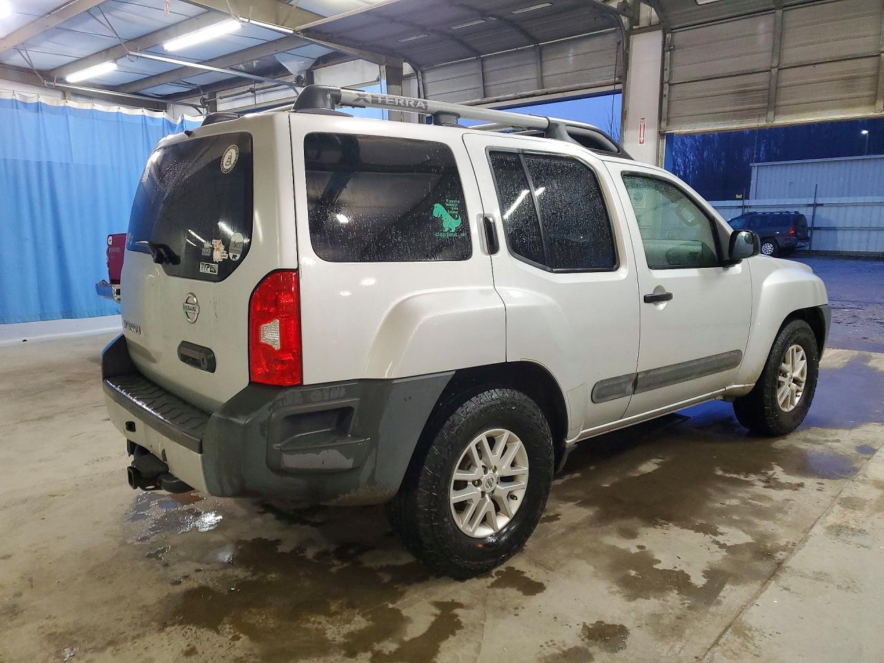 2014 Nissan Xterra S Silver vin: 5N1AN0NU5EN807458