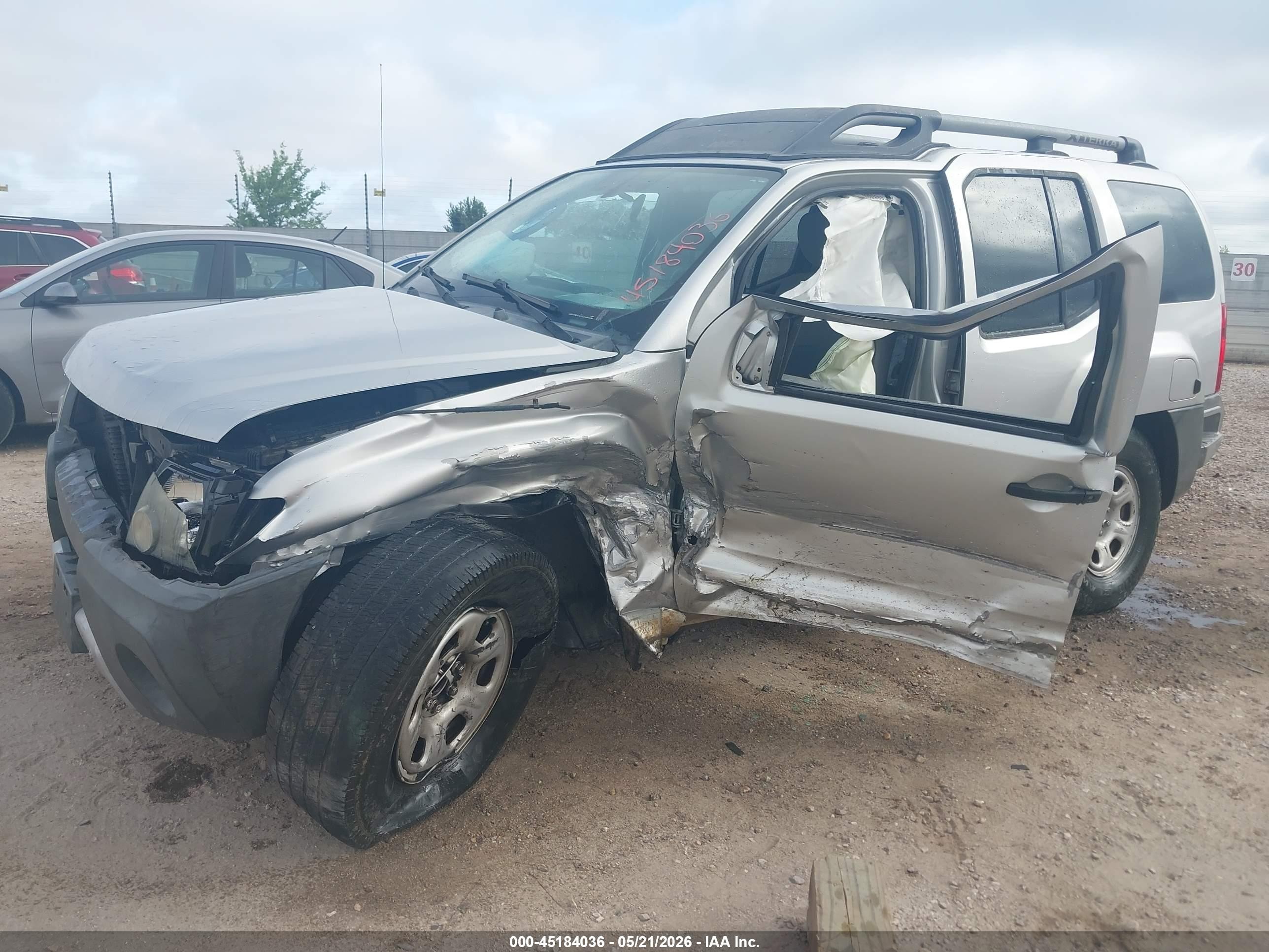 2010 Nissan Xterra X Серебряный vin: 5N1AN0NU6AC502623