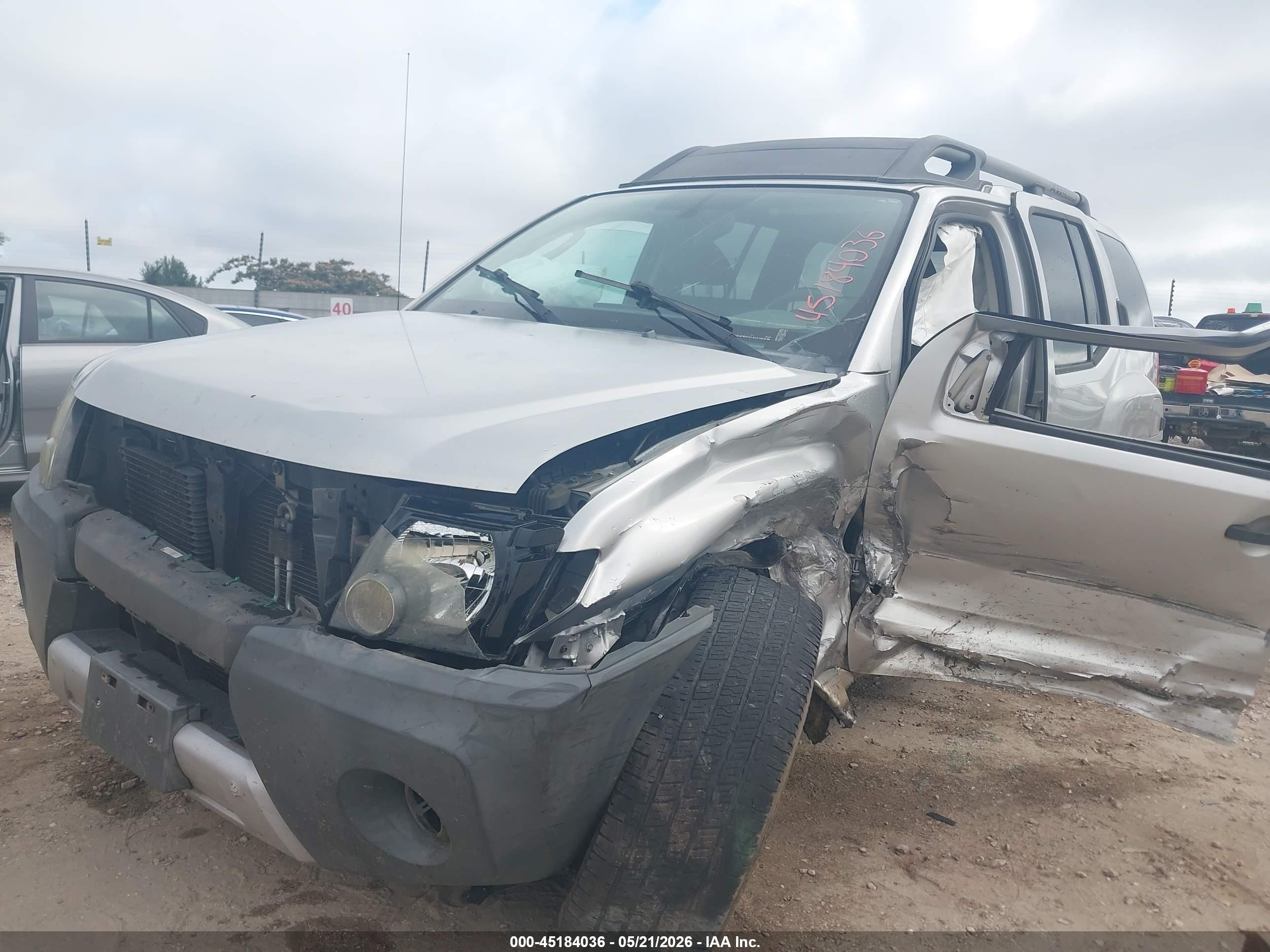 2010 Nissan Xterra X Серебряный vin: 5N1AN0NU6AC502623
