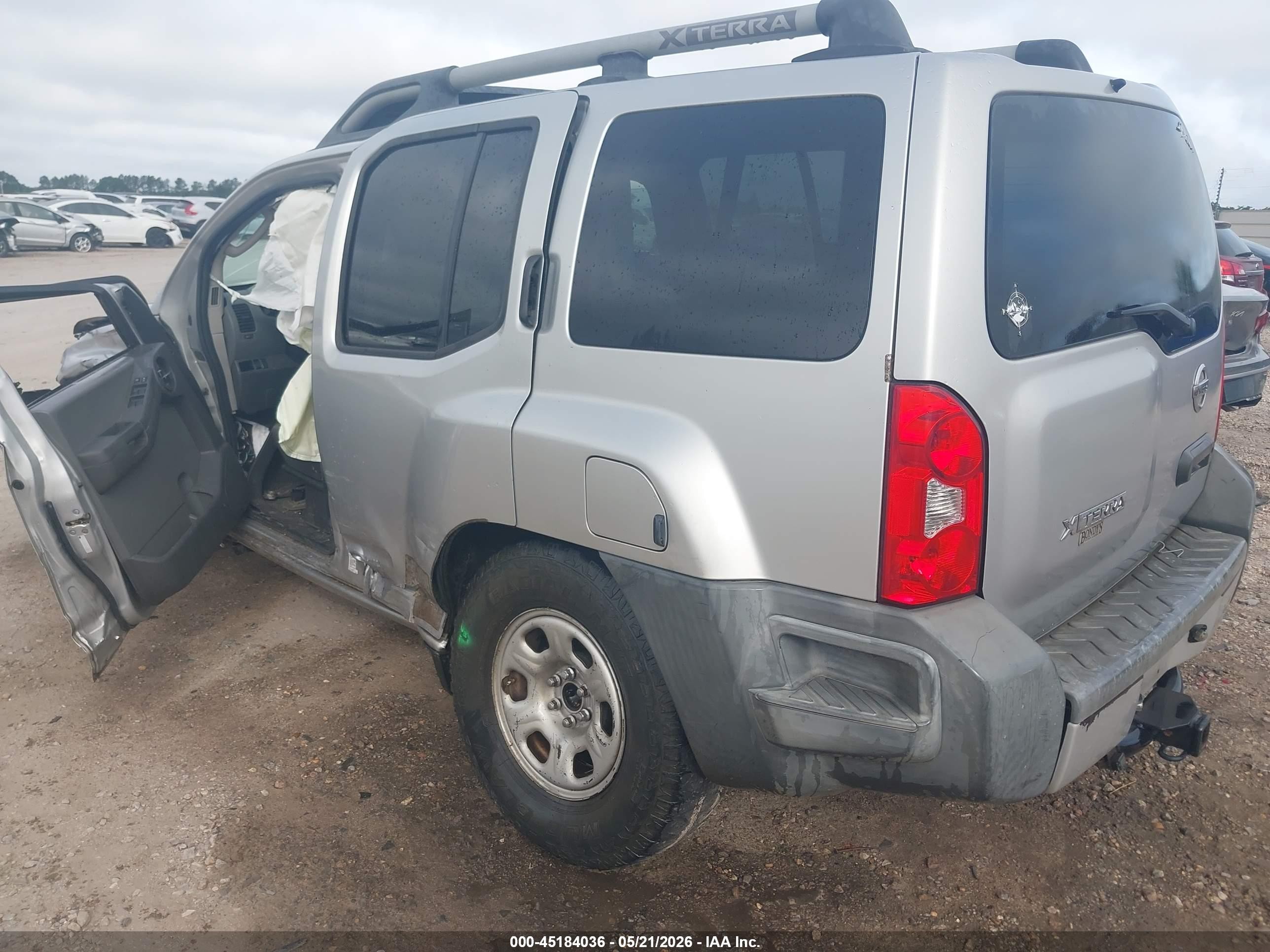 2010 Nissan Xterra X Серебряный vin: 5N1AN0NU6AC502623