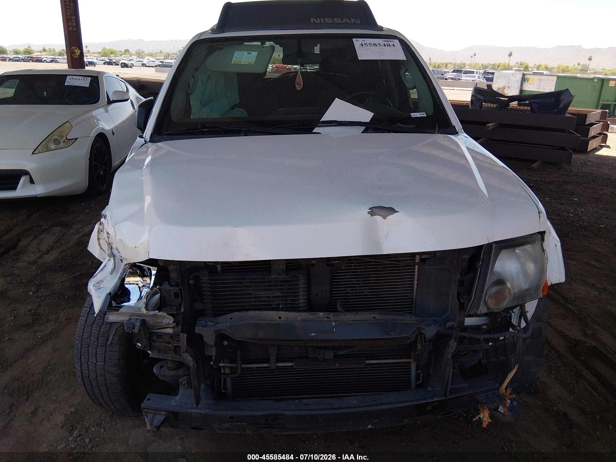 2015 Nissan Xterra S White vin: 5N1AN0NU6FN663968