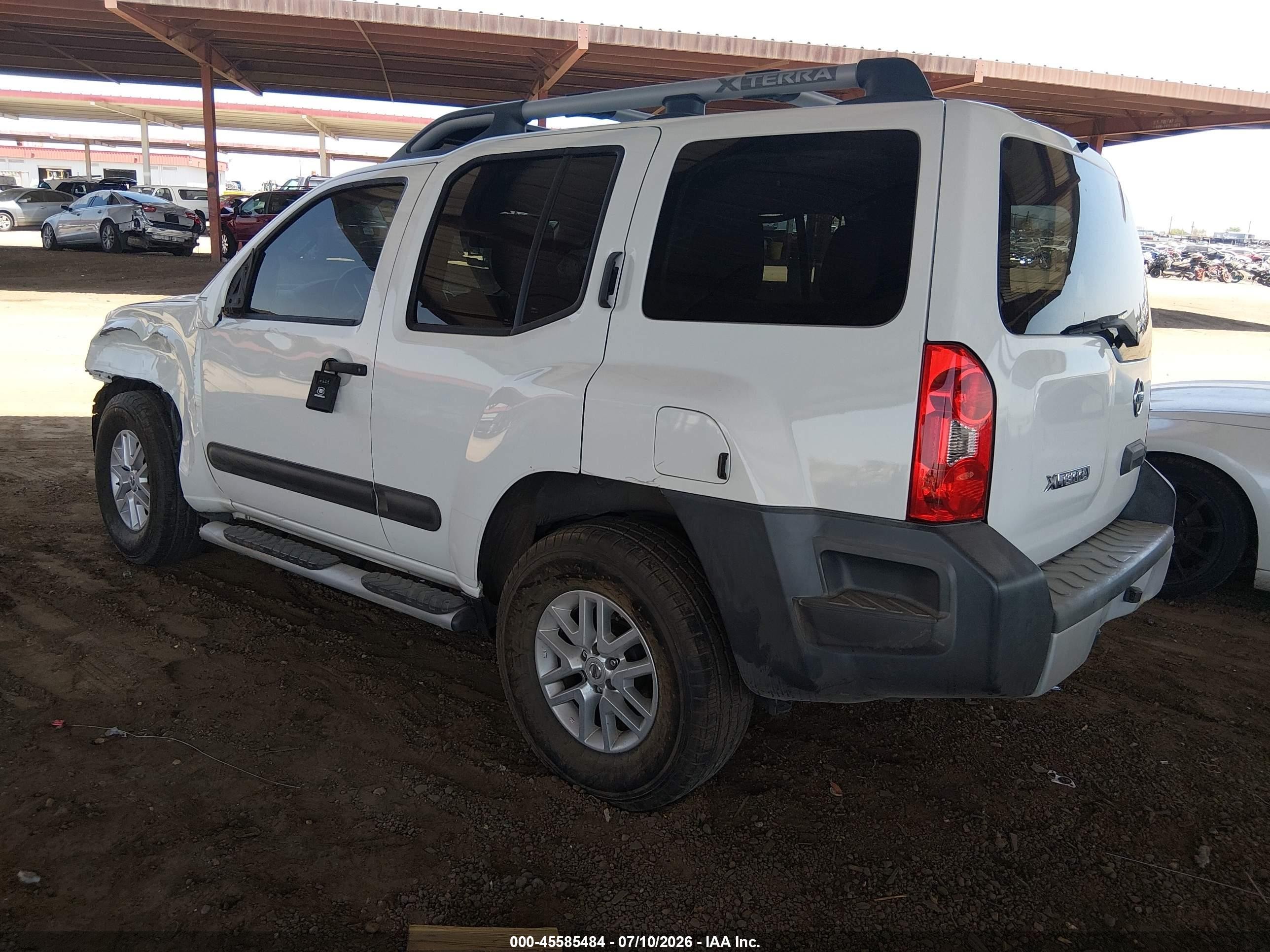 2015 Nissan Xterra S White vin: 5N1AN0NU6FN663968
