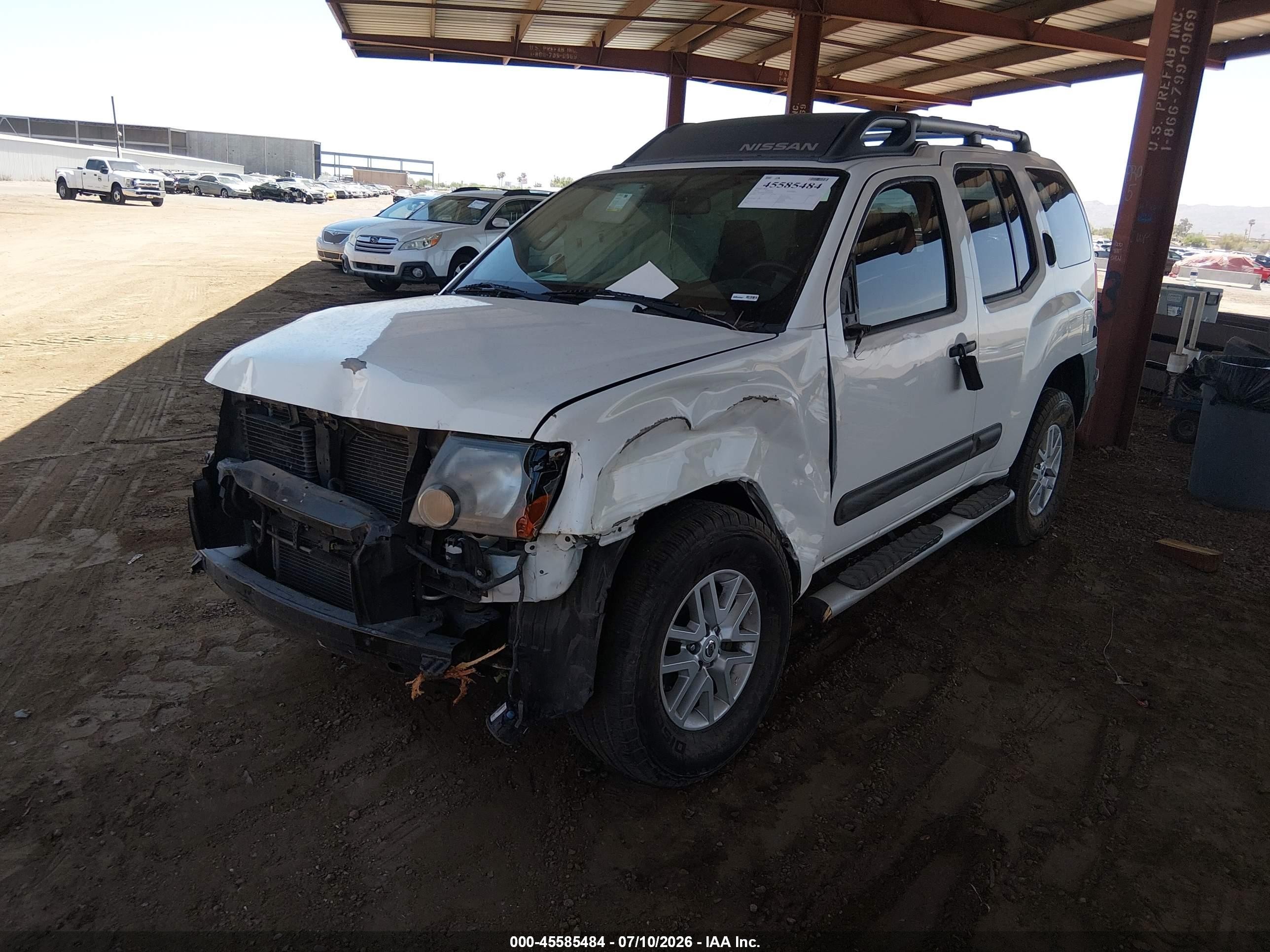 2015 Nissan Xterra S White vin: 5N1AN0NU6FN663968