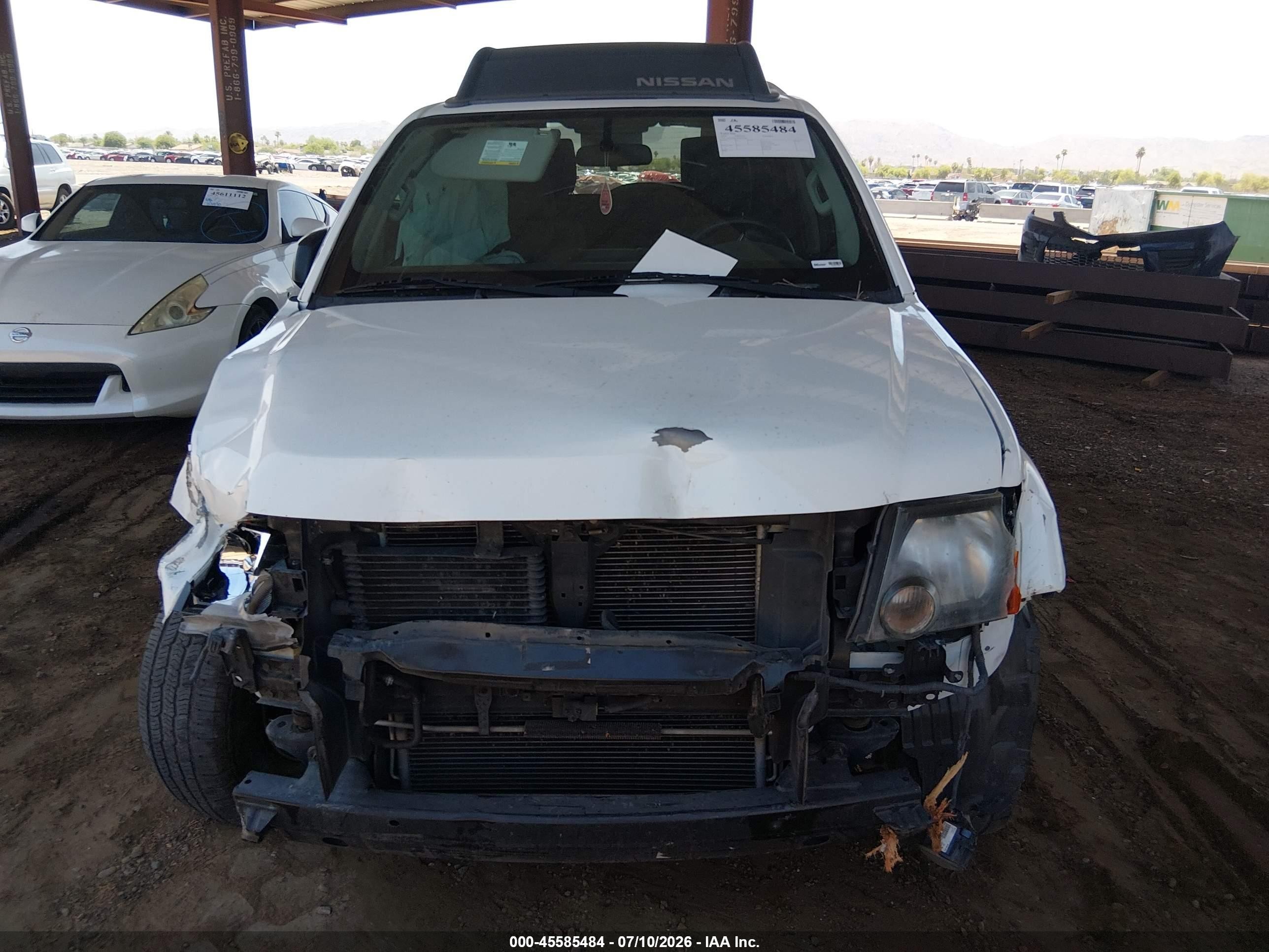 2015 Nissan Xterra S White vin: 5N1AN0NU6FN663968
