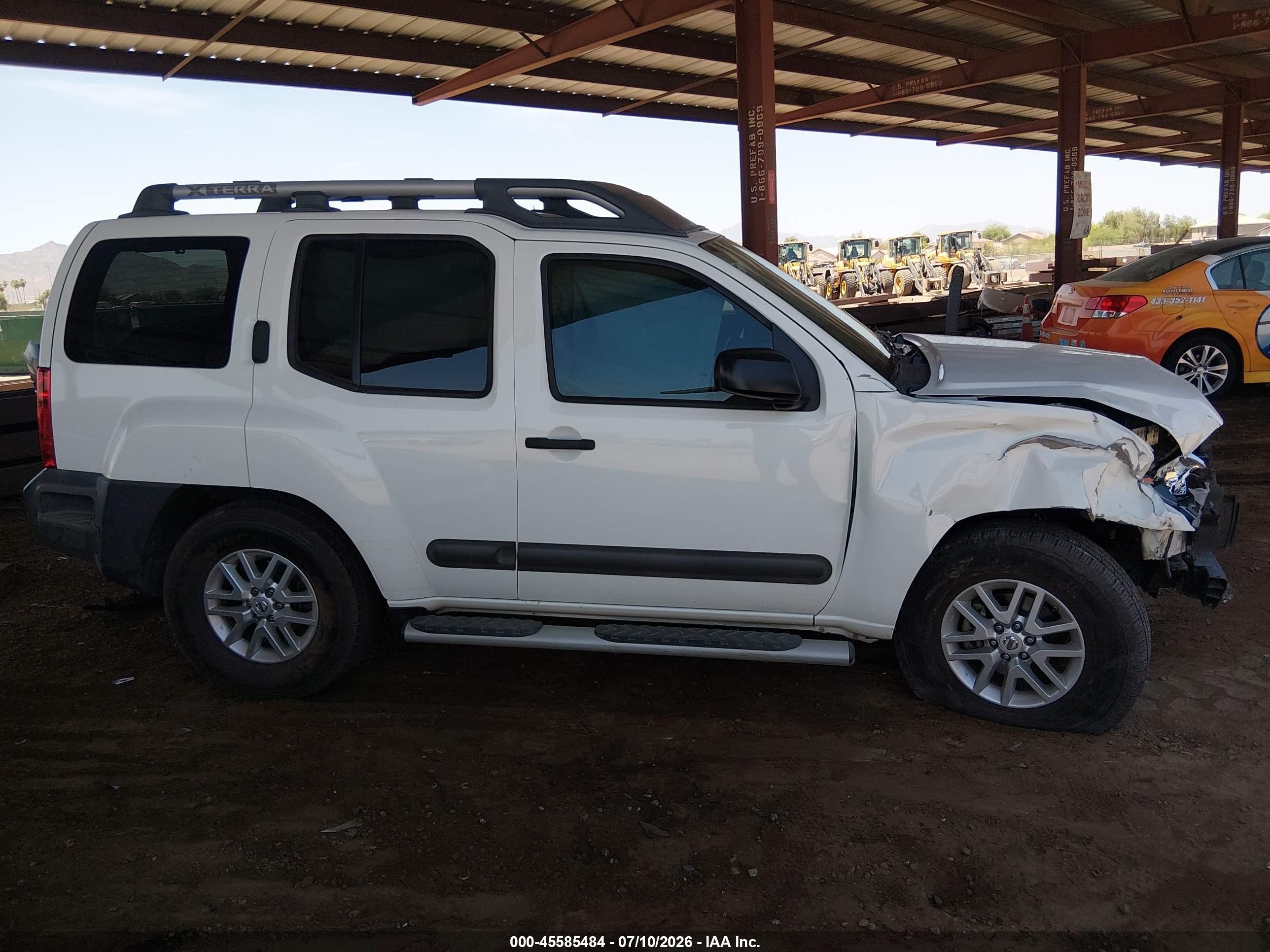 2015 Nissan Xterra S White vin: 5N1AN0NU6FN663968