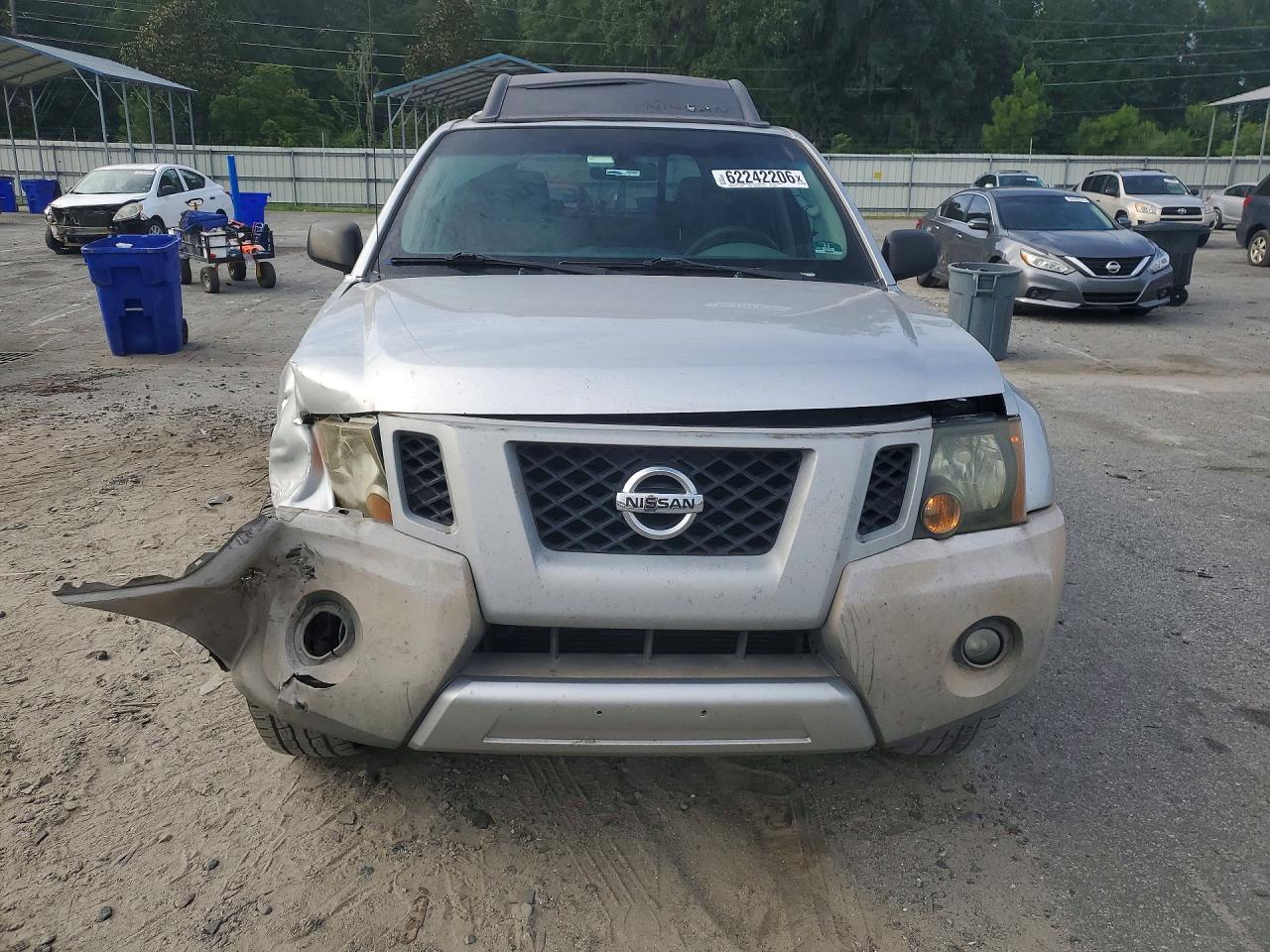 2010 Nissan Xterra X Silver vin: 5N1AN0NU7AC522086