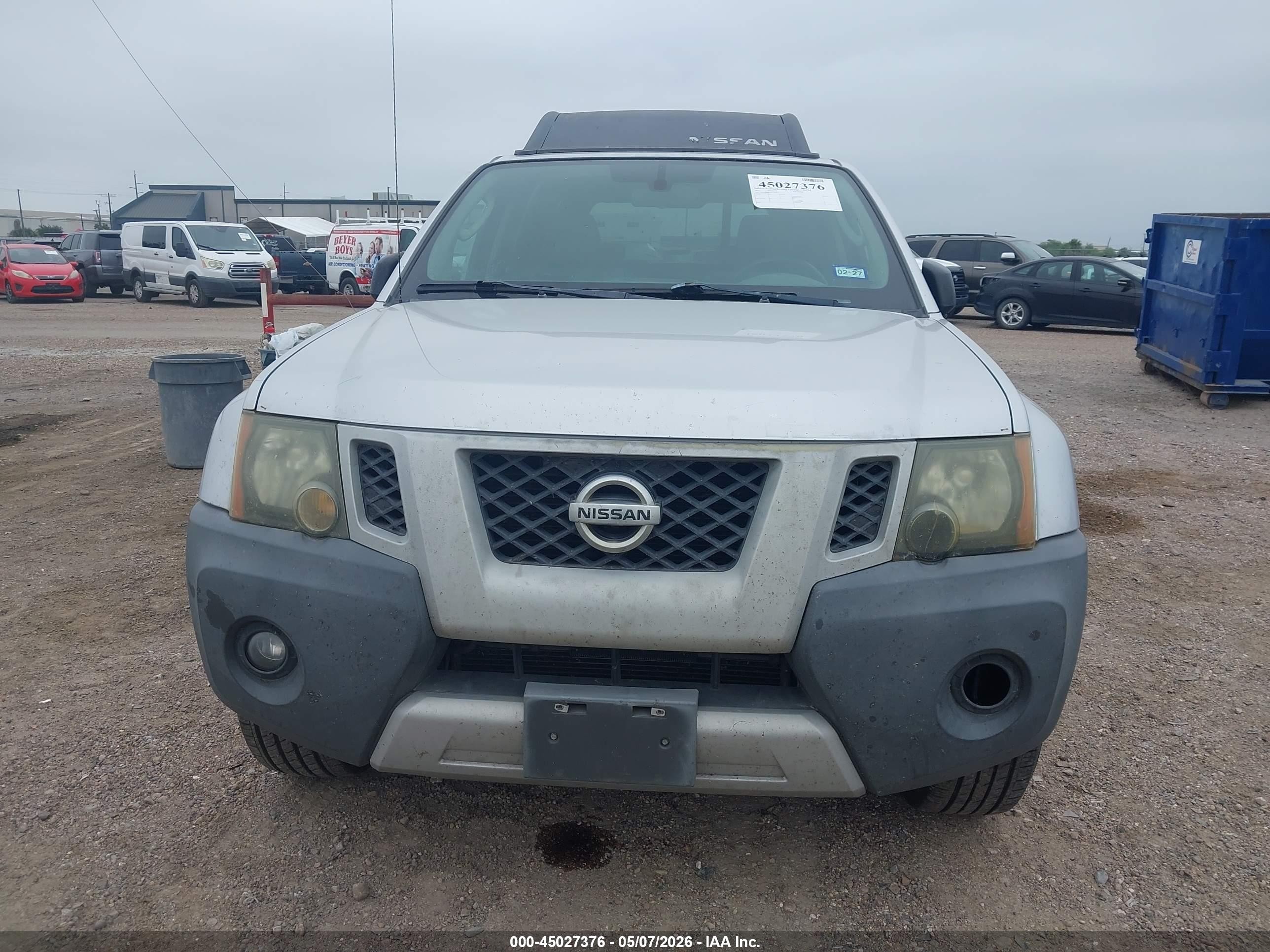 2011 Nissan Xterra S Серебряный vin: 5N1AN0NU7BC506827