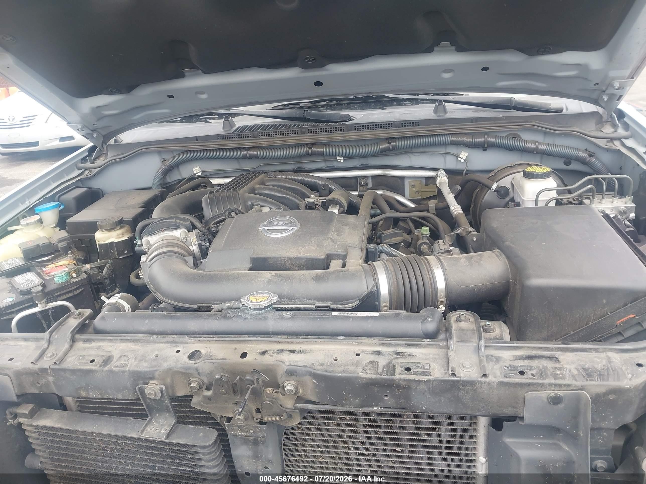 2011 Nissan Xterra S Silver vin: 5N1AN0NU7BC512420