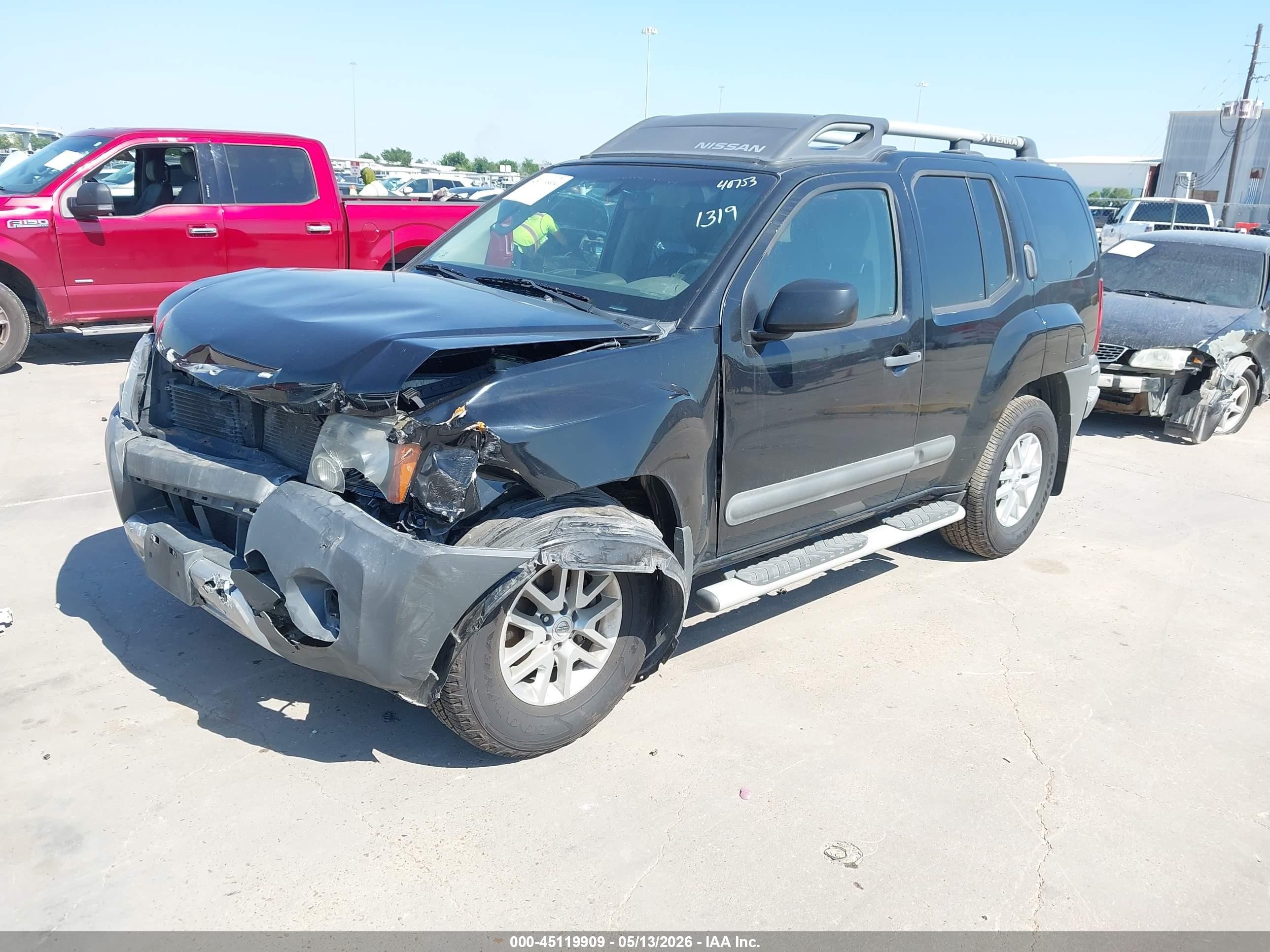 2014 Nissan Xterra S Black vin: 5N1AN0NU7EN809356