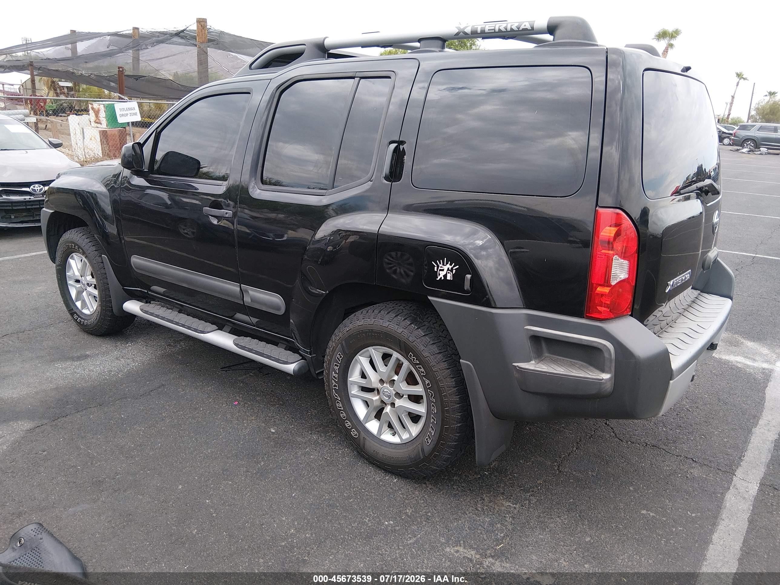 2015 Nissan Xterra S Black vin: 5N1AN0NU7FN654180