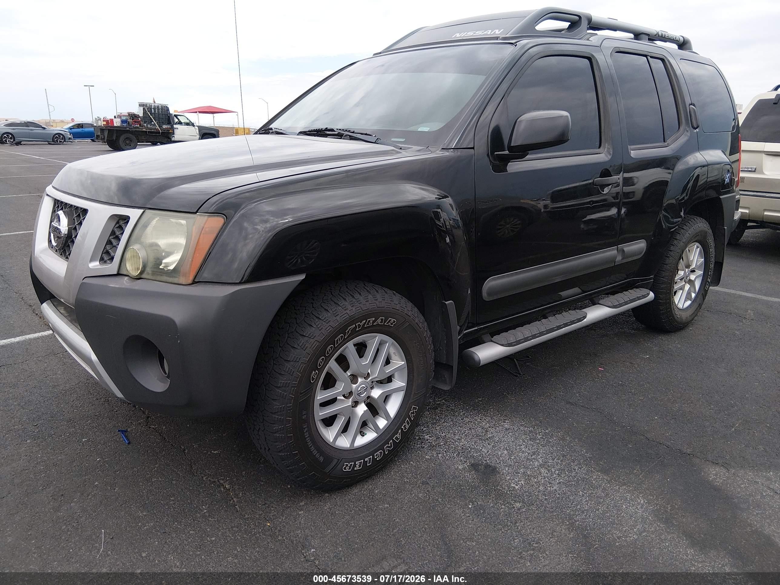 2015 Nissan Xterra S Black vin: 5N1AN0NU7FN654180
