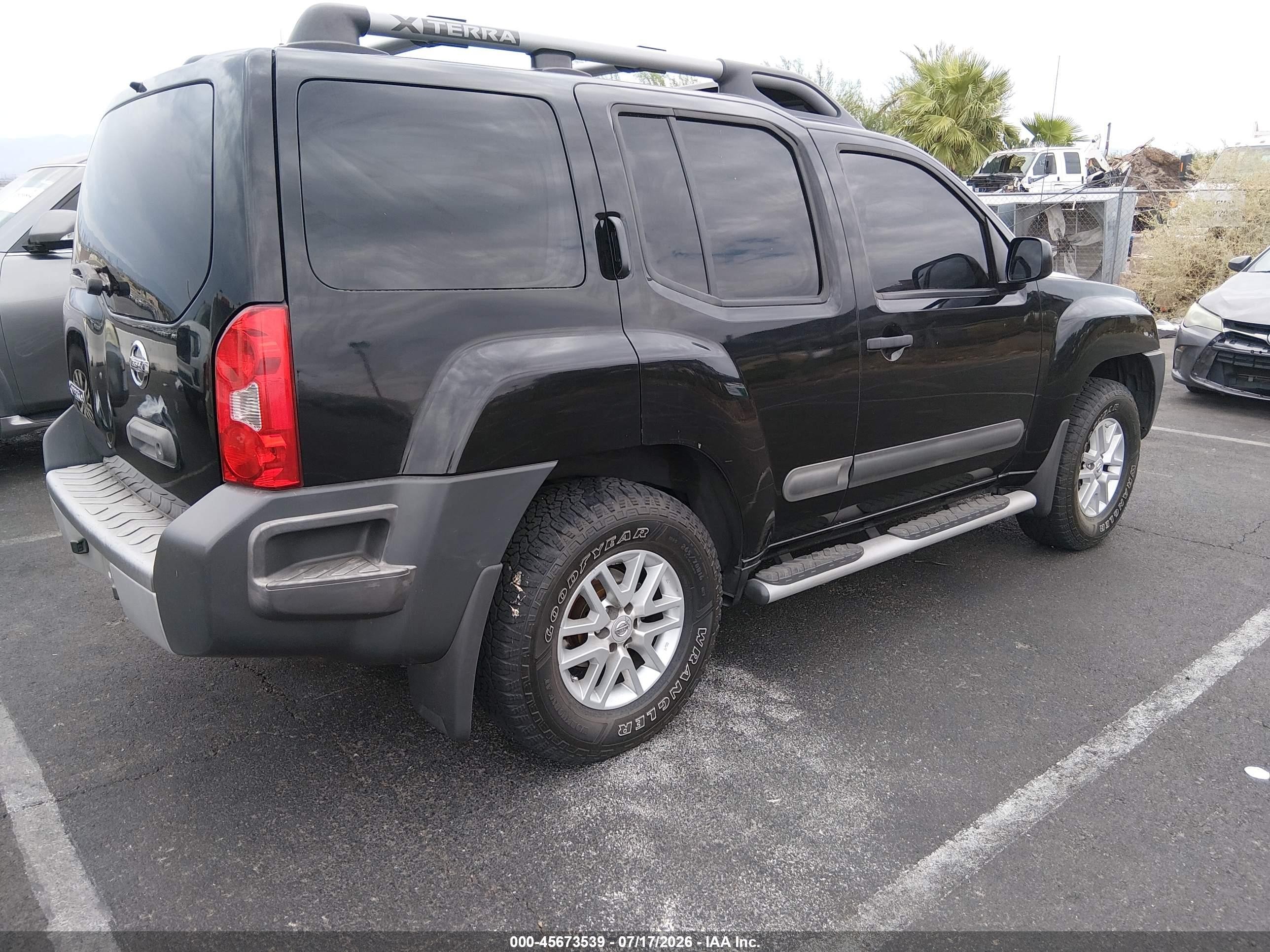 2015 Nissan Xterra S Black vin: 5N1AN0NU7FN654180