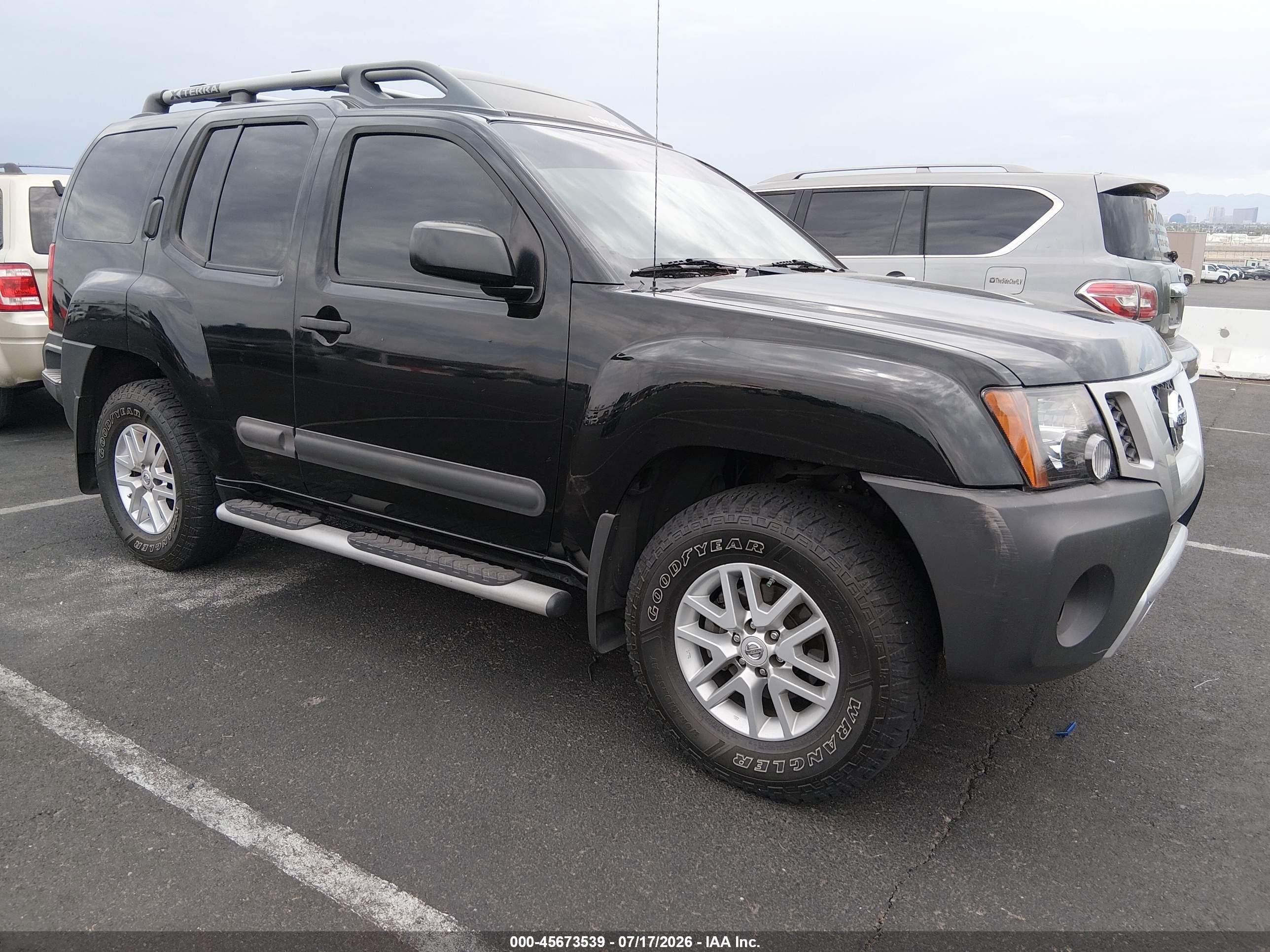 2015 Nissan Xterra S Black vin: 5N1AN0NU7FN654180