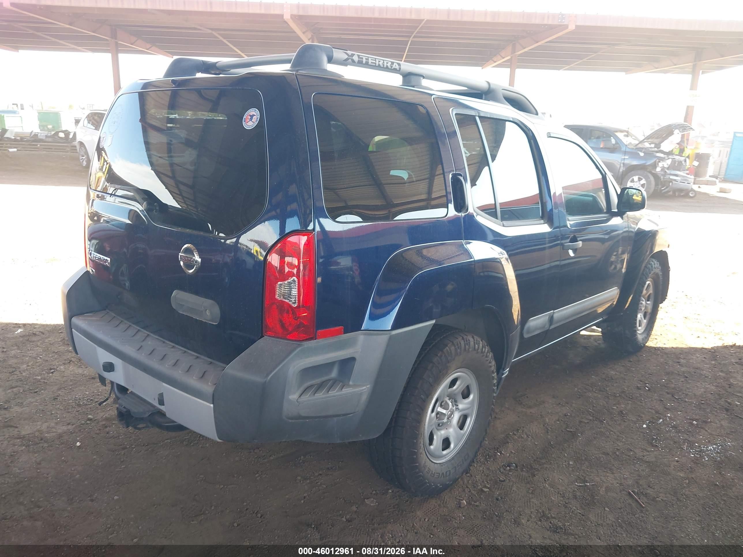 2010 Nissan Xterra Off Road/s/se Blue vin: 5N1AN0NU8AC521237