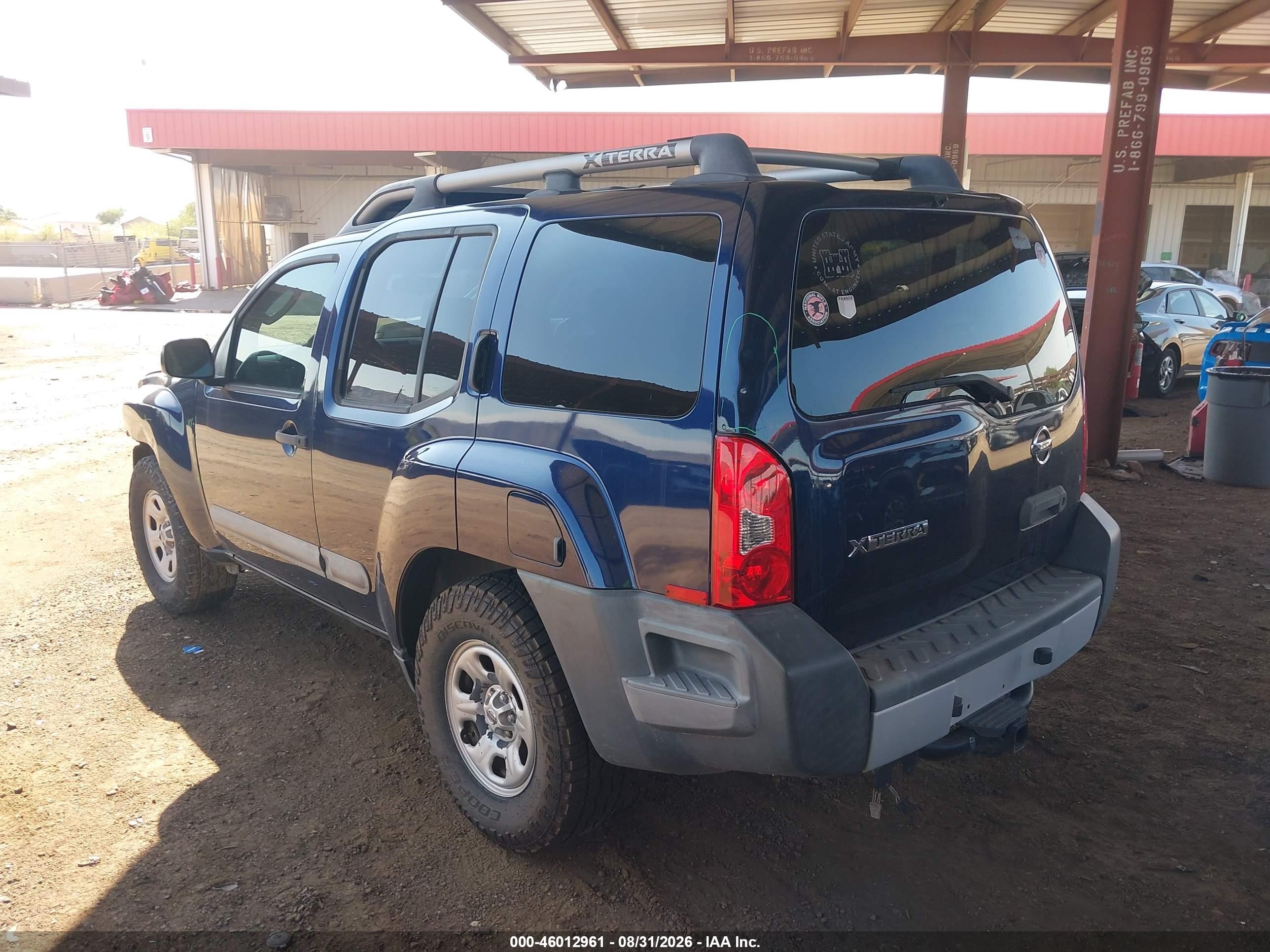 2010 Nissan Xterra Off Road/s/se Blue vin: 5N1AN0NU8AC521237
