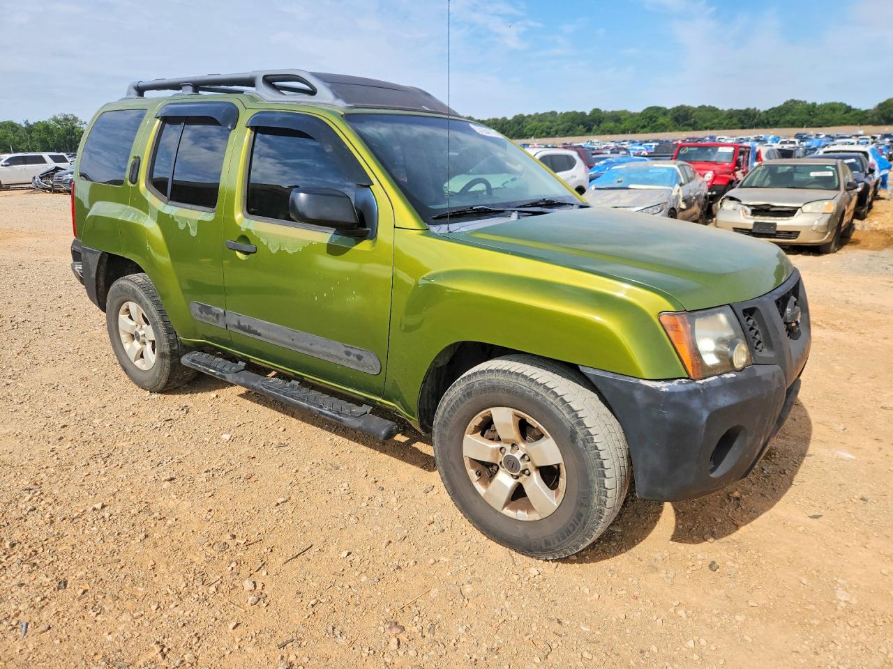2011 Nissan Xterra X Green vin: 5N1AN0NU8BC517528