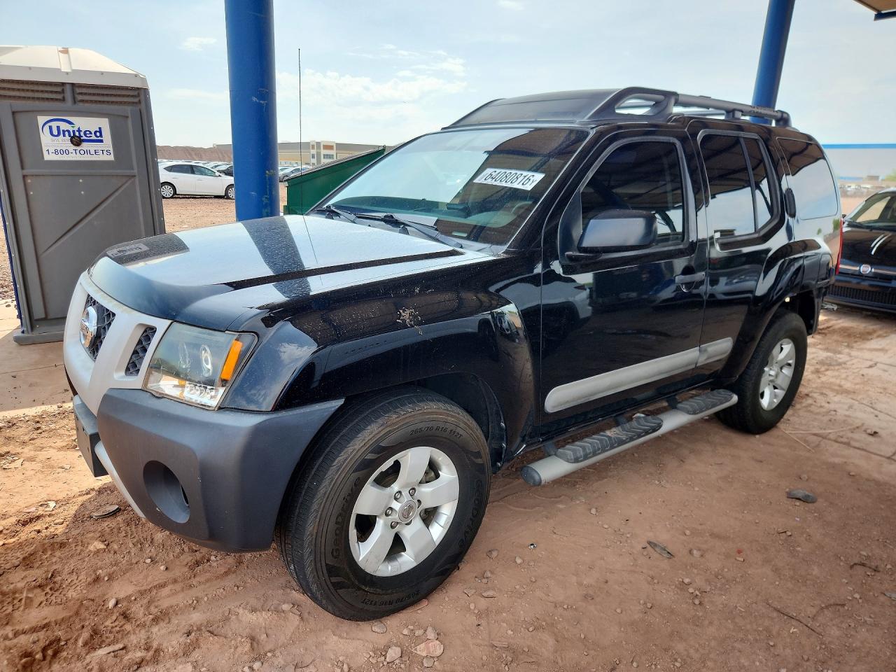 2011 Nissan Xterra X Black vin: 5N1AN0NU9BC519076