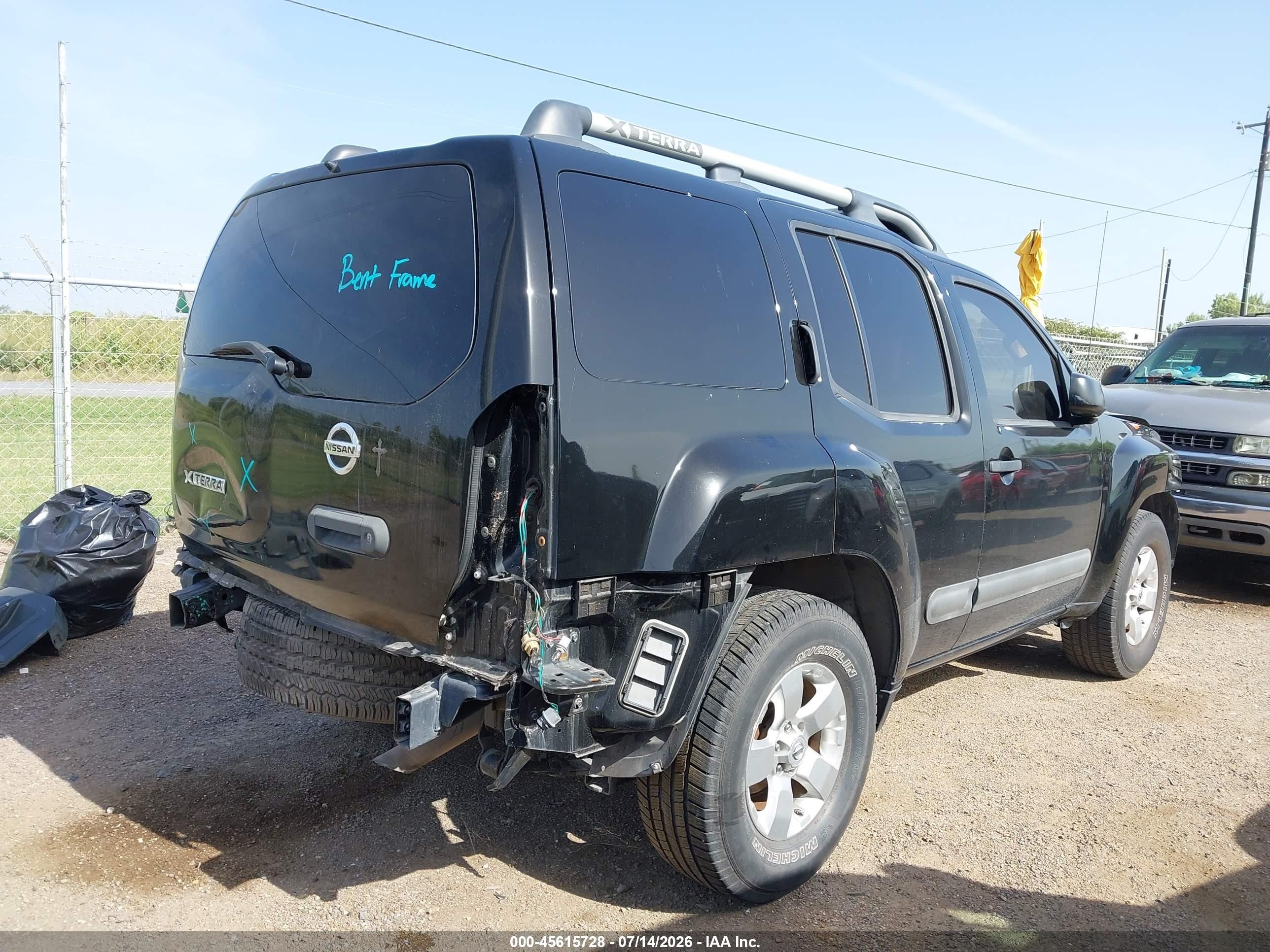 2013 Nissan Xterra S Black vin: 5N1AN0NU9DN820633