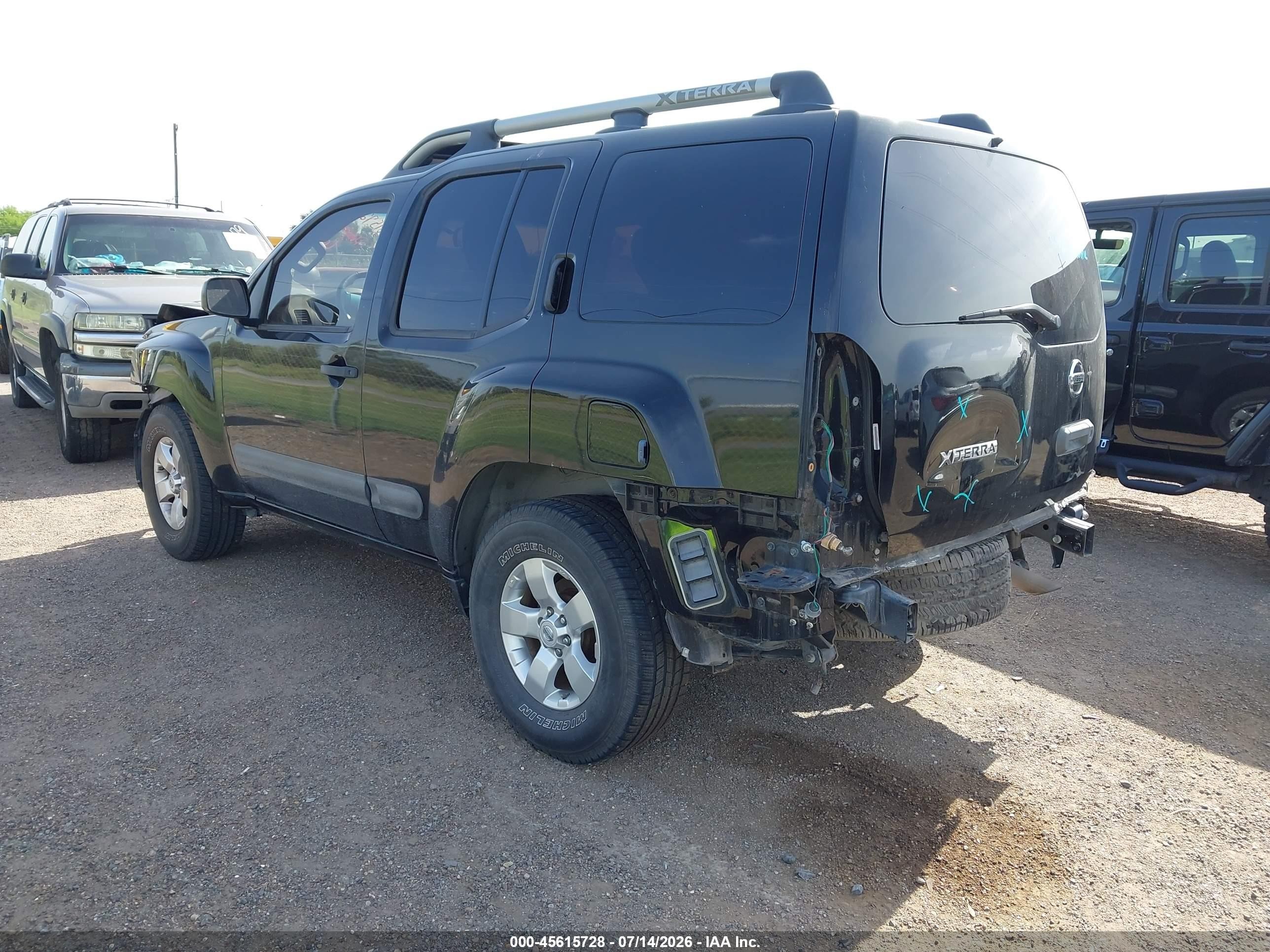 2013 Nissan Xterra S Black vin: 5N1AN0NU9DN820633