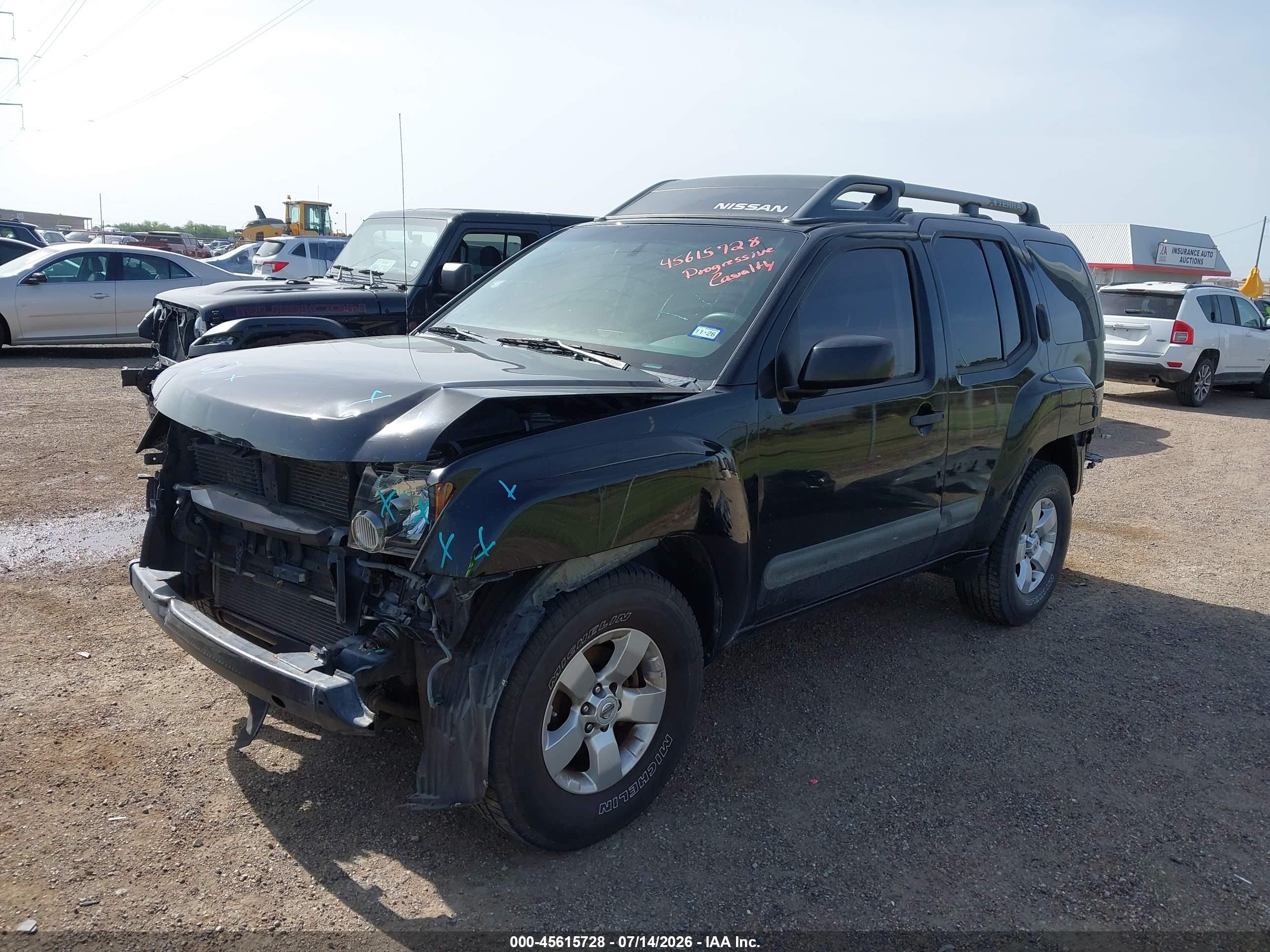 2013 Nissan Xterra S Black vin: 5N1AN0NU9DN820633