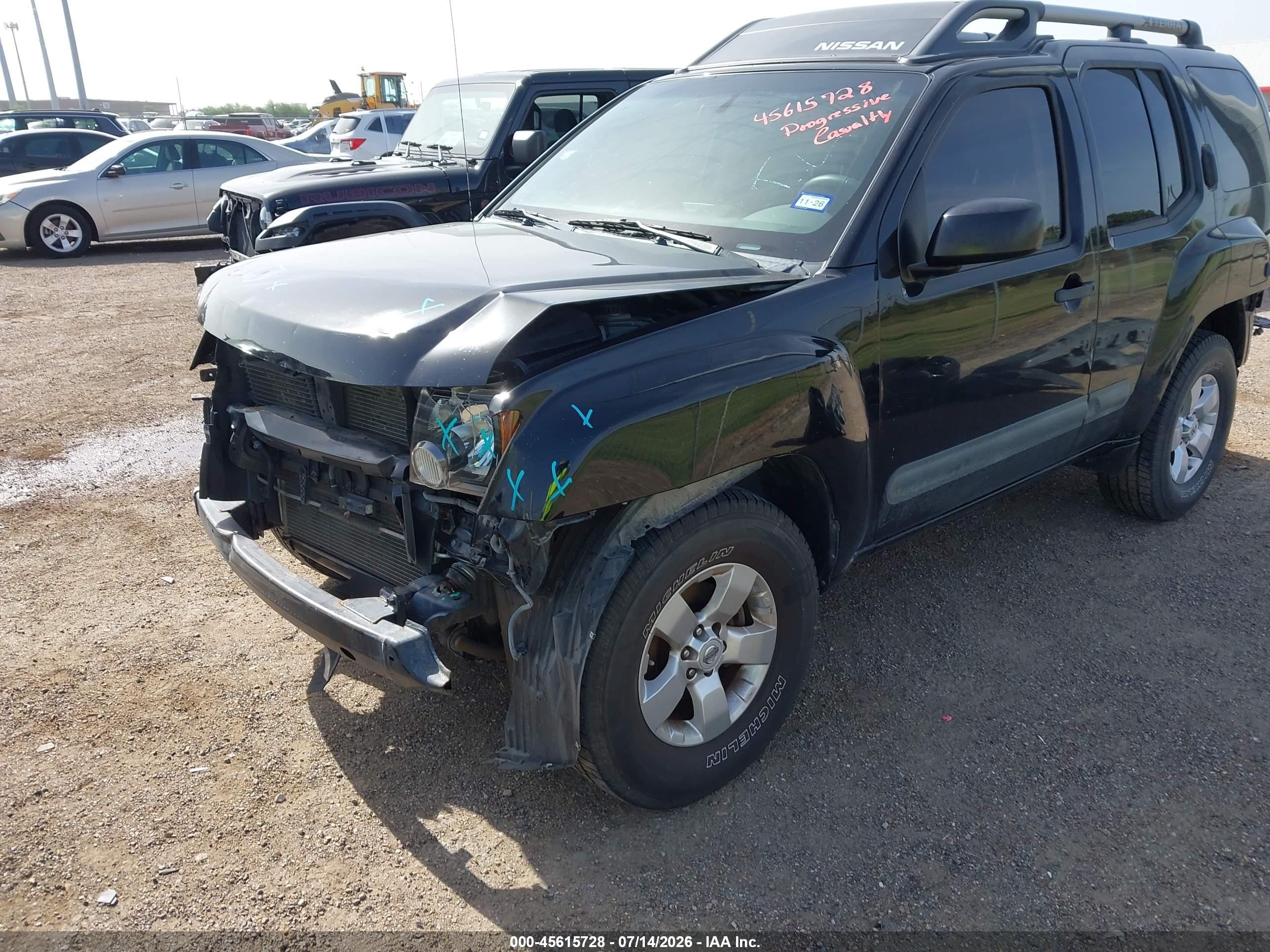 2013 Nissan Xterra S Black vin: 5N1AN0NU9DN820633