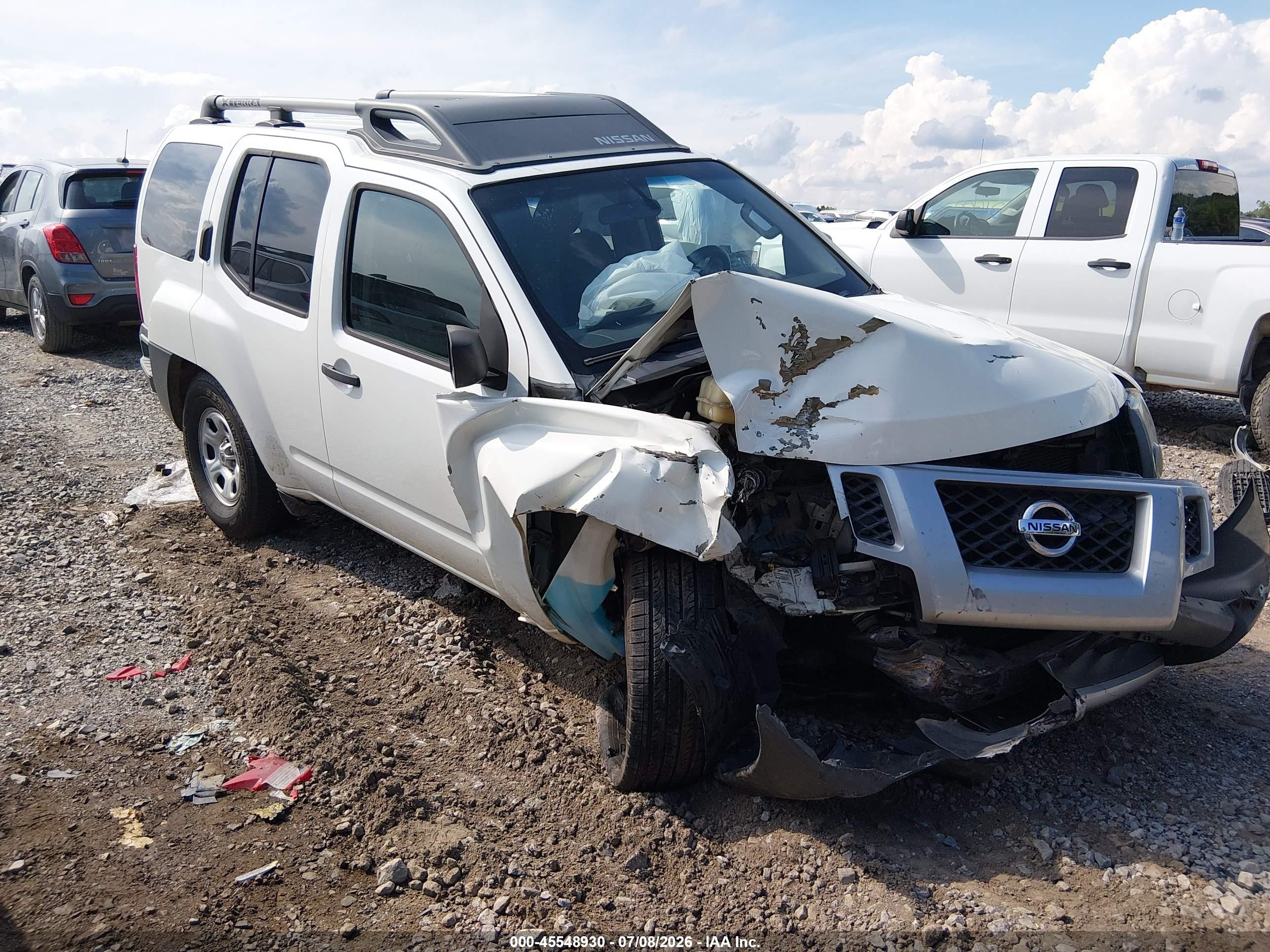 2014 Nissan Xterra S/x Белый vin: 5N1AN0NU9EN809018