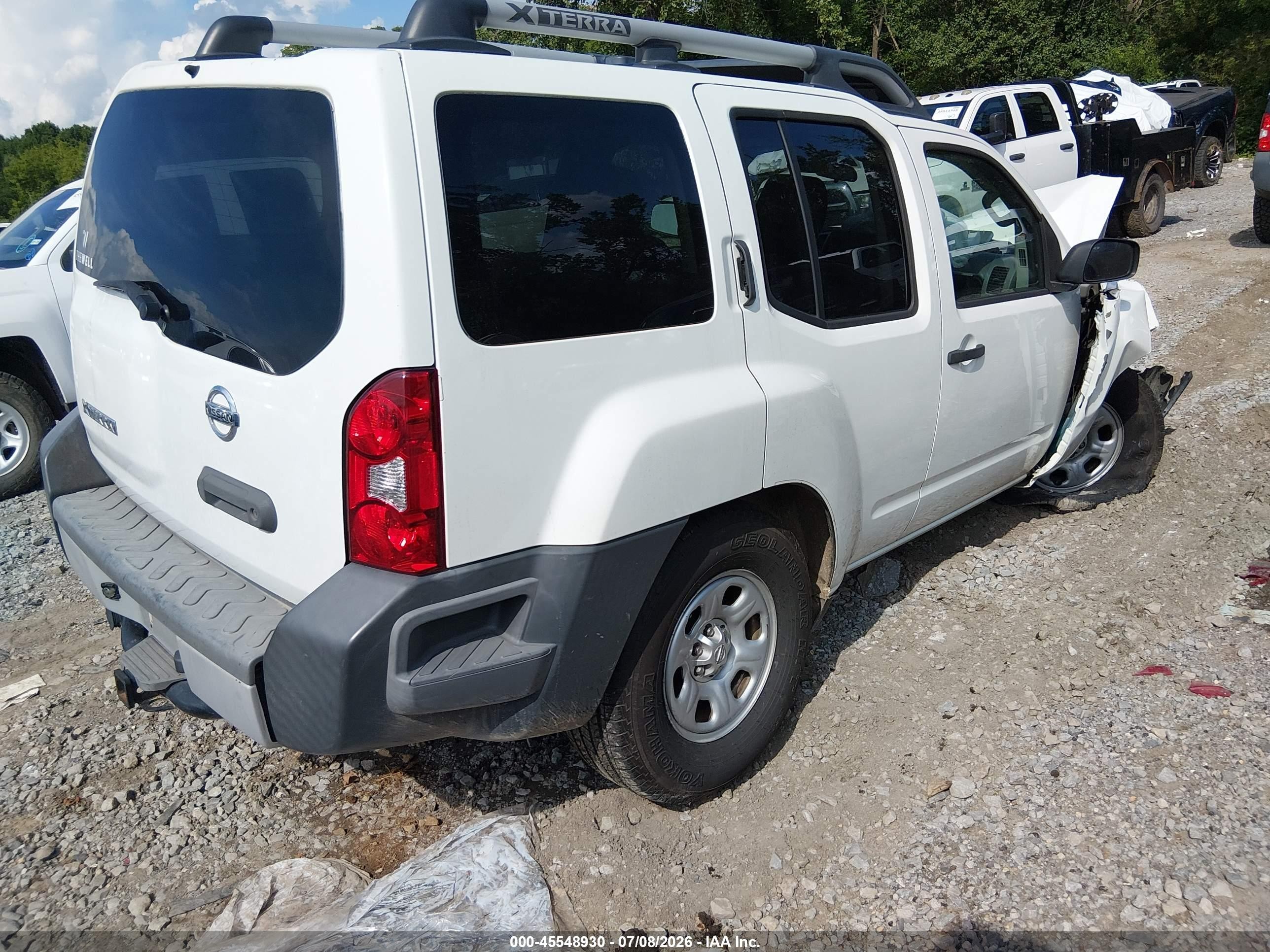 2014 Nissan Xterra S/x Белый vin: 5N1AN0NU9EN809018
