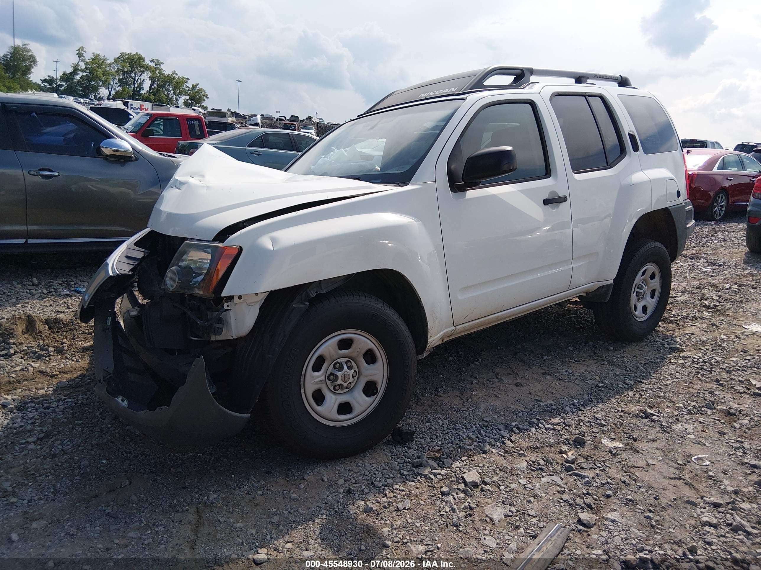 2014 Nissan Xterra S/x Белый vin: 5N1AN0NU9EN809018